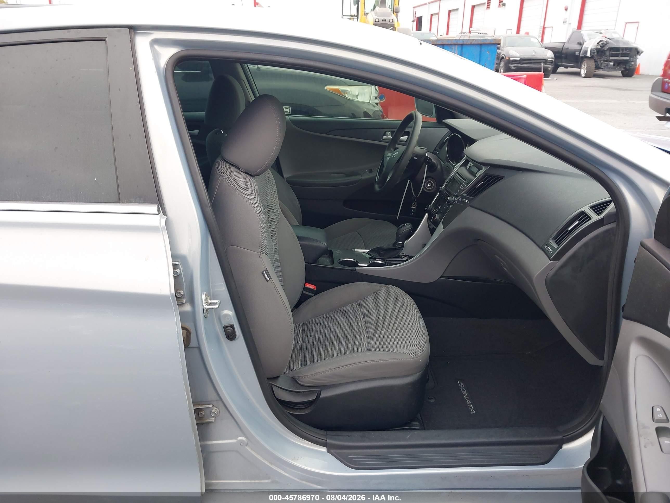 2012 Hyundai Sonata Gls Light Blue vin: 5NPEB4AC3CH436087