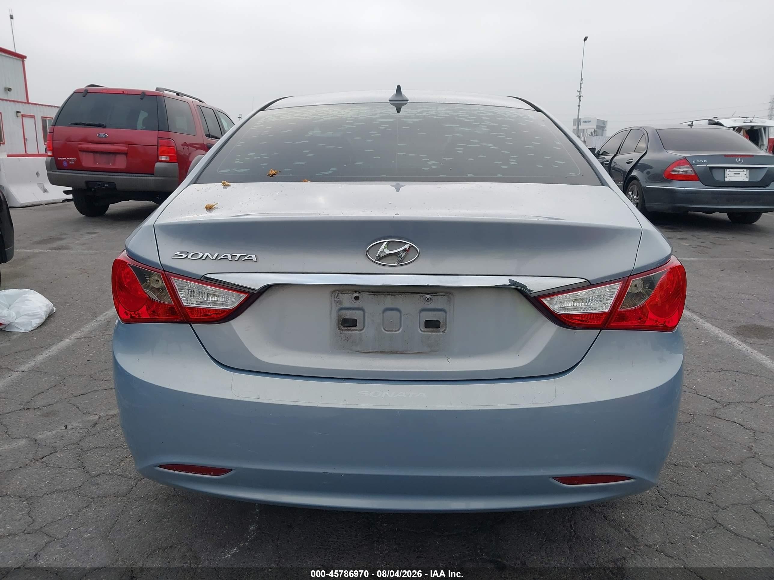 2012 Hyundai Sonata Gls Light Blue vin: 5NPEB4AC3CH436087