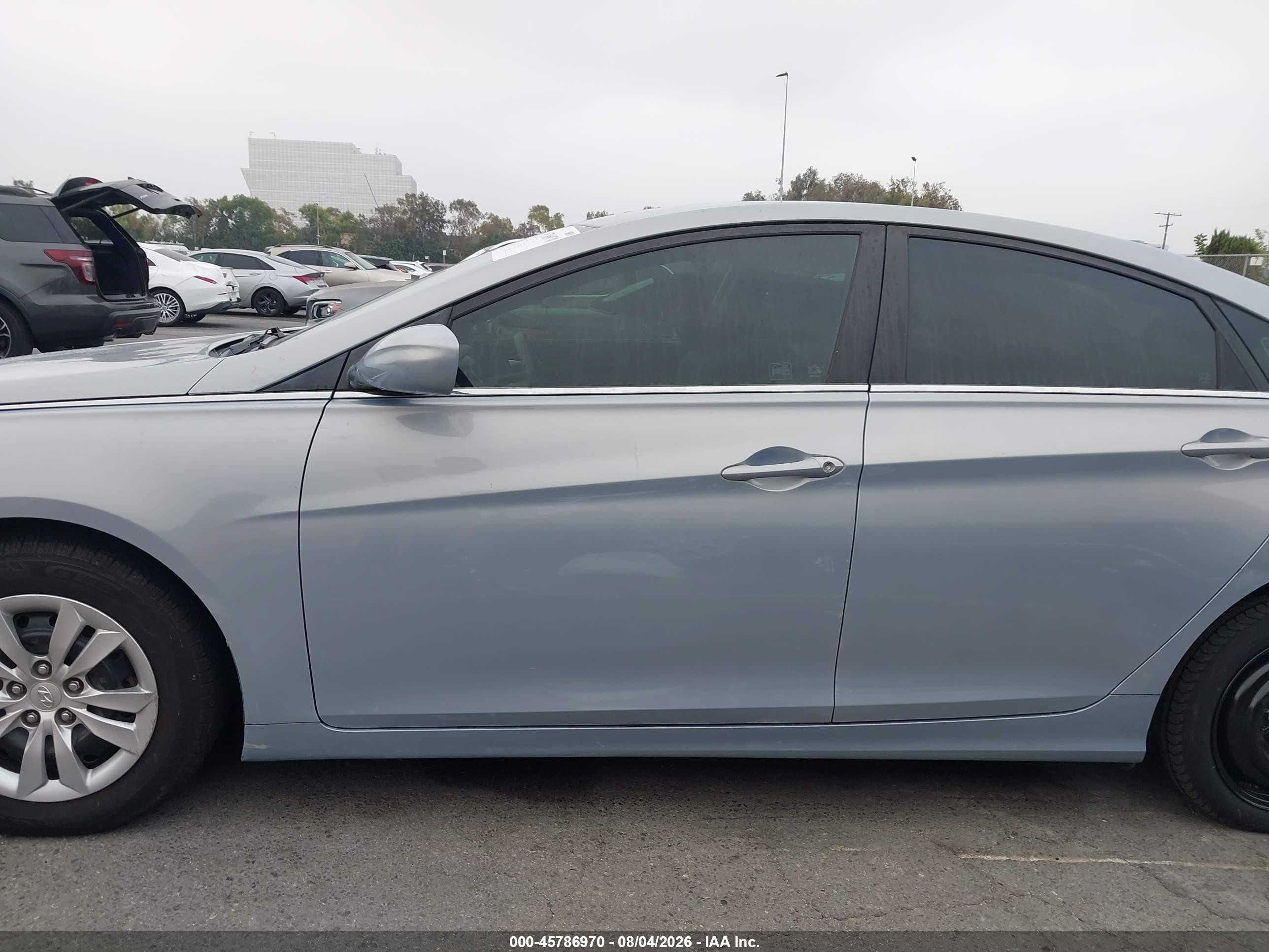 2012 Hyundai Sonata Gls Light Blue vin: 5NPEB4AC3CH436087