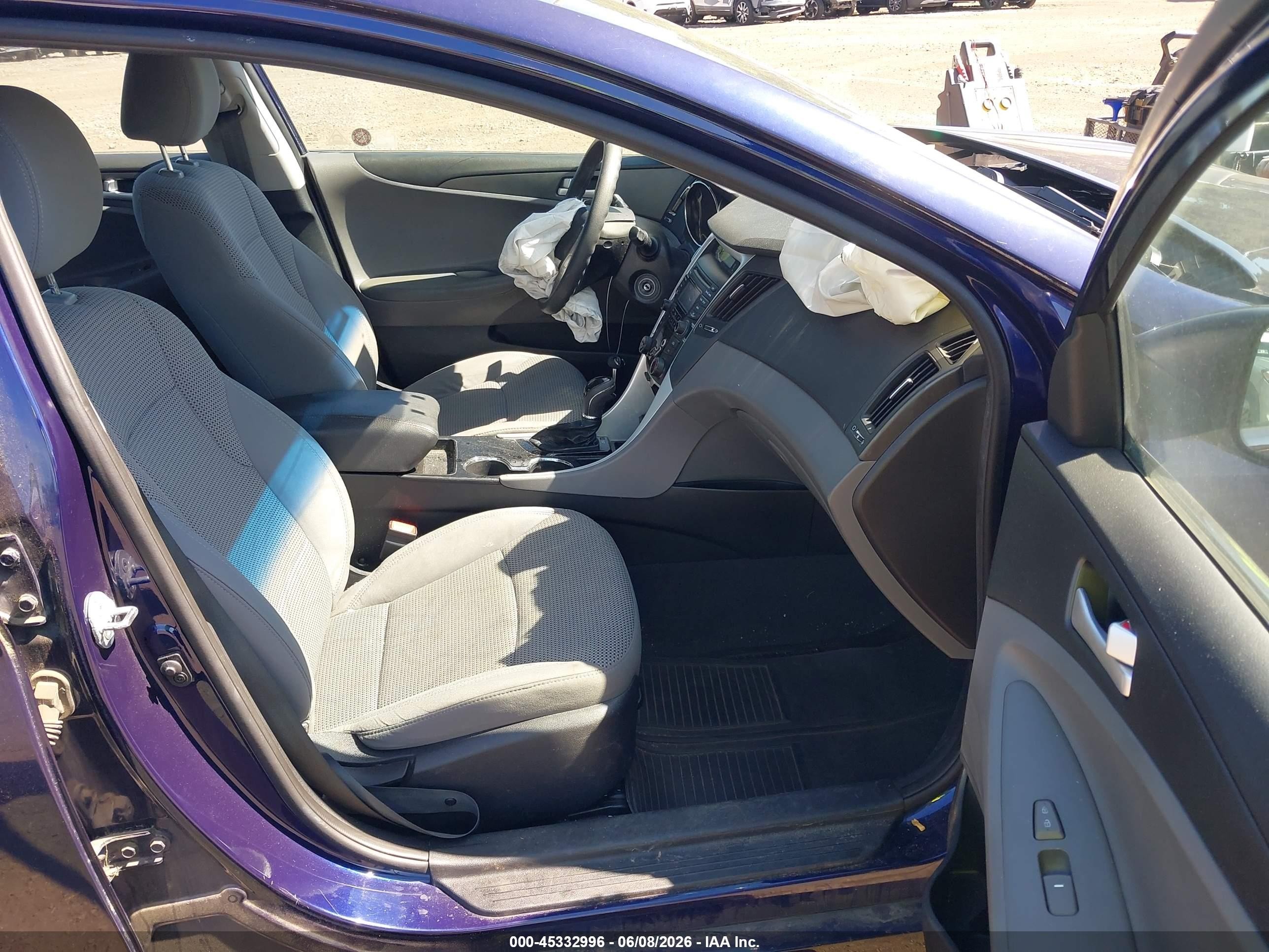 2012 Hyundai Sonata Gls Blue vin: 5NPEB4AC3CH456436