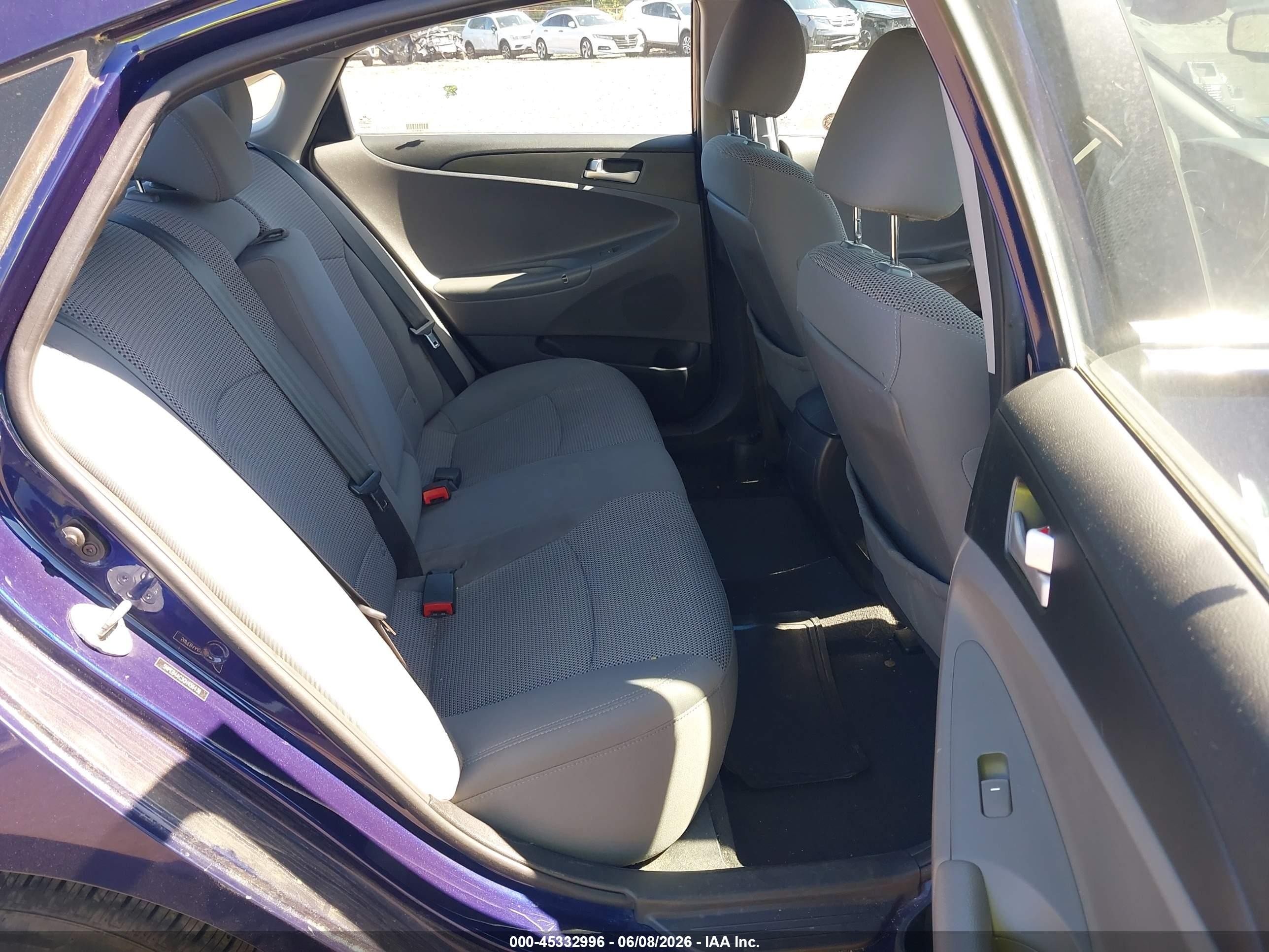 2012 Hyundai Sonata Gls Blue vin: 5NPEB4AC3CH456436