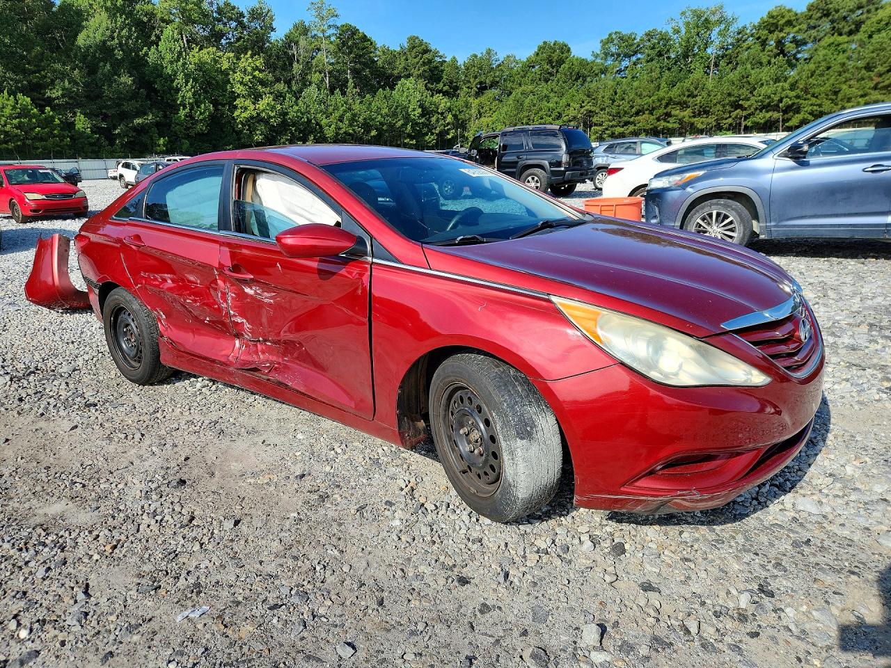 2012 Hyundai Sonata Gls Maroon vin: 5NPEB4AC3CH456582