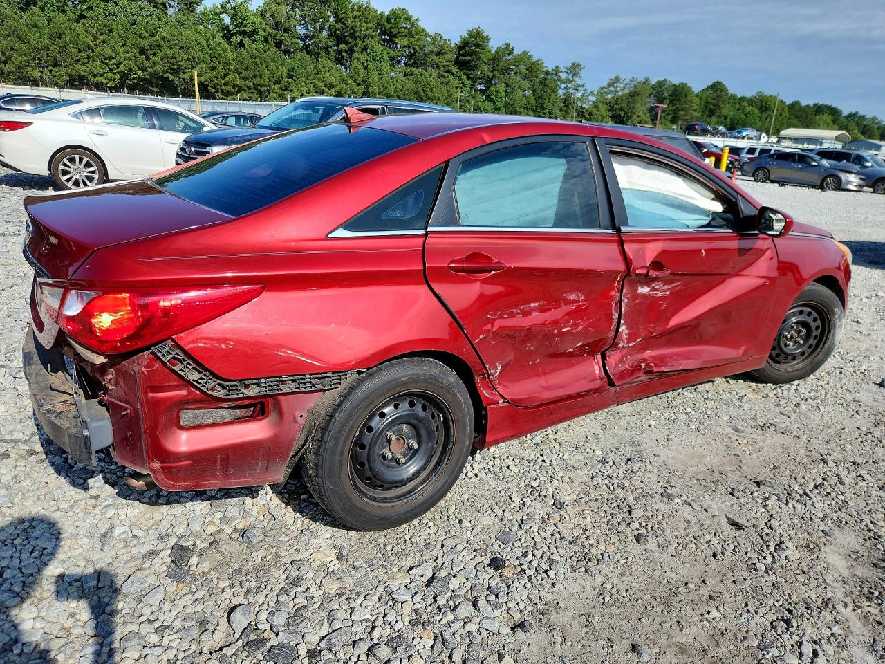 2012 Hyundai Sonata Gls Maroon vin: 5NPEB4AC3CH456582