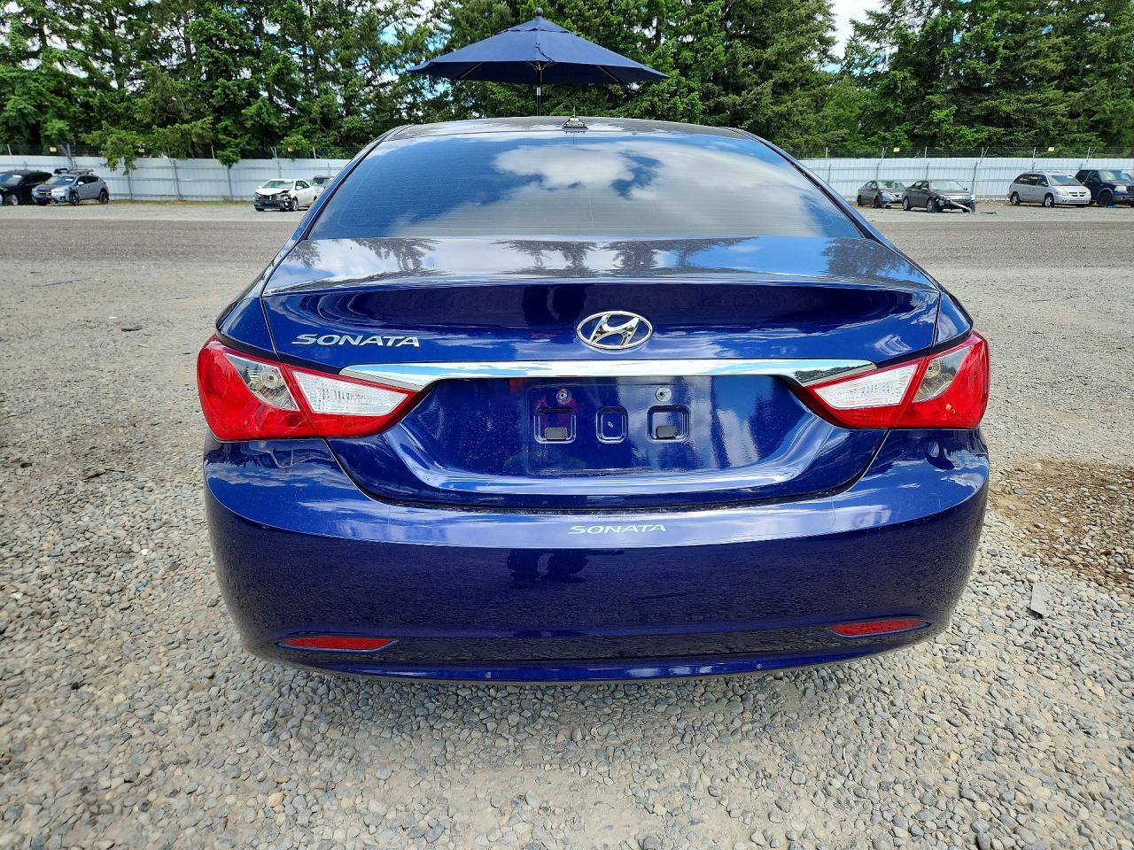 2012 Hyundai Sonata Gls Blue vin: 5NPEB4AC3CH467503
