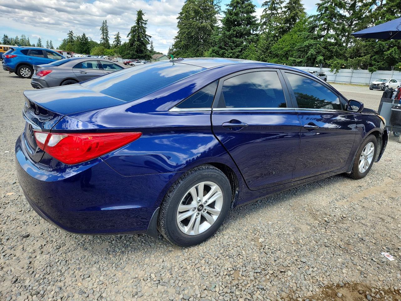 2012 Hyundai Sonata Gls Blue vin: 5NPEB4AC3CH467503