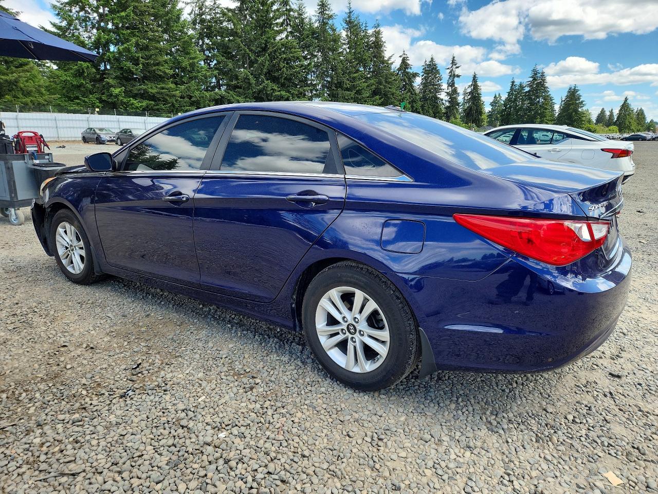 2012 Hyundai Sonata Gls Blue vin: 5NPEB4AC3CH467503