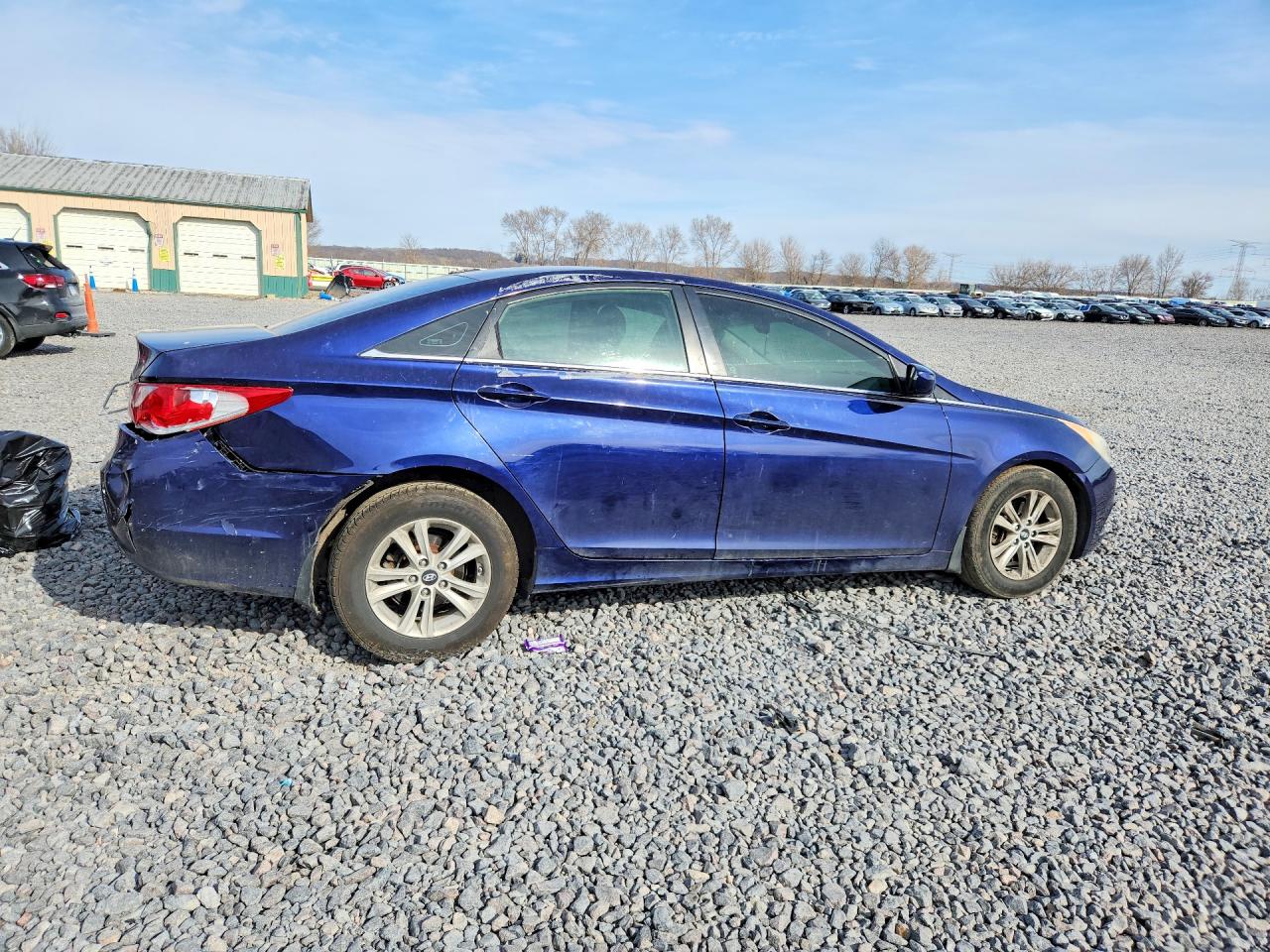 2012 Hyundai Sonata Gls Blue vin: 5NPEB4AC3CH467923