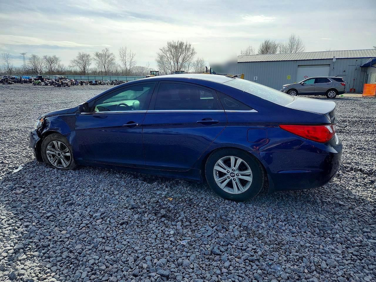 2012 Hyundai Sonata Gls Blue vin: 5NPEB4AC3CH467923
