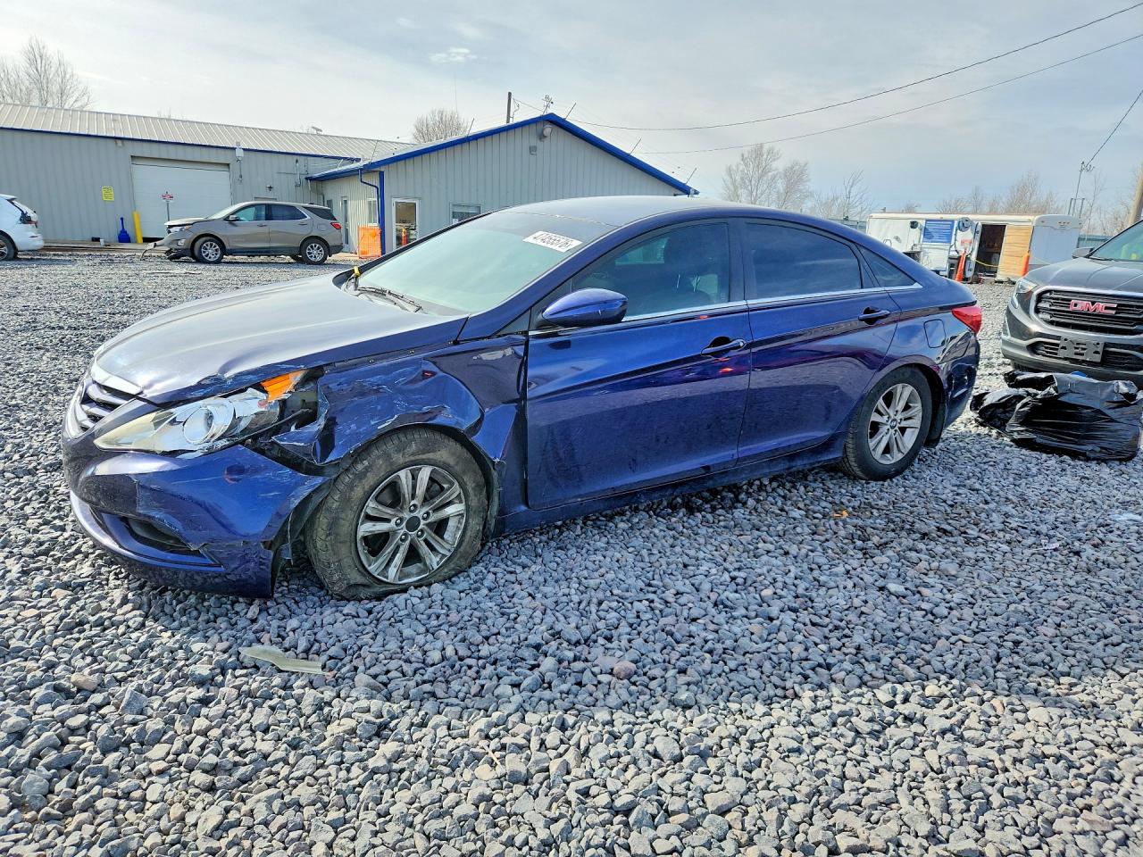 2012 Hyundai Sonata Gls Blue vin: 5NPEB4AC3CH467923