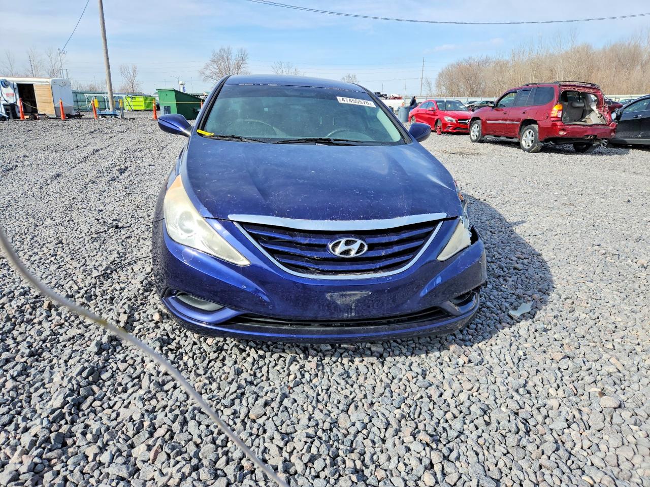 2012 Hyundai Sonata Gls Blue vin: 5NPEB4AC3CH467923