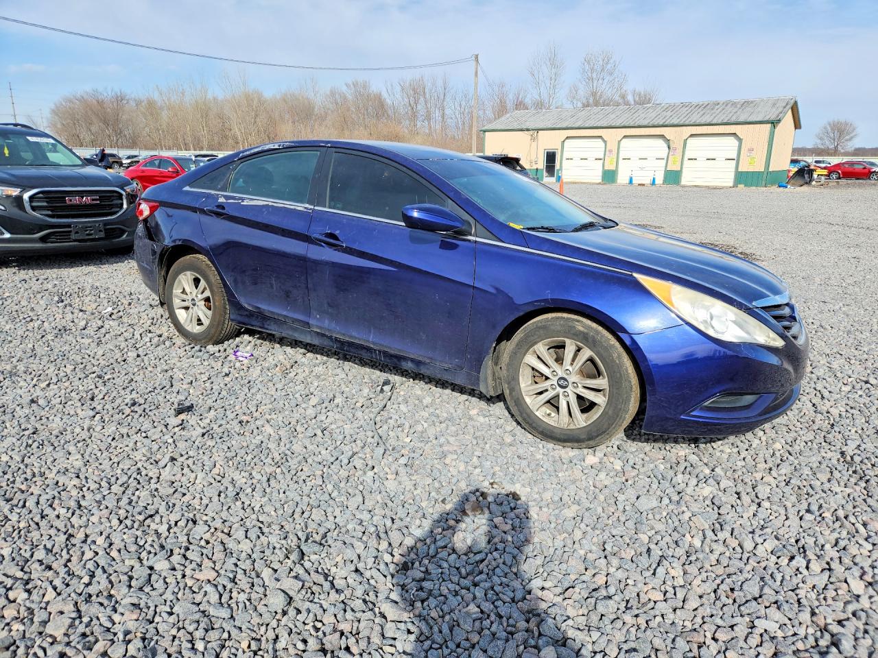 2012 Hyundai Sonata Gls Blue vin: 5NPEB4AC3CH467923