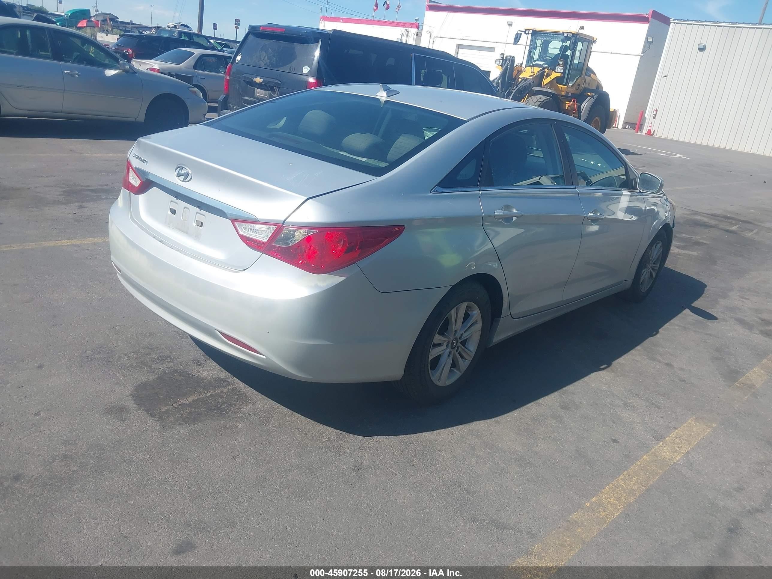2012 Hyundai Sonata Gls Silver vin: 5NPEB4AC3CH477075