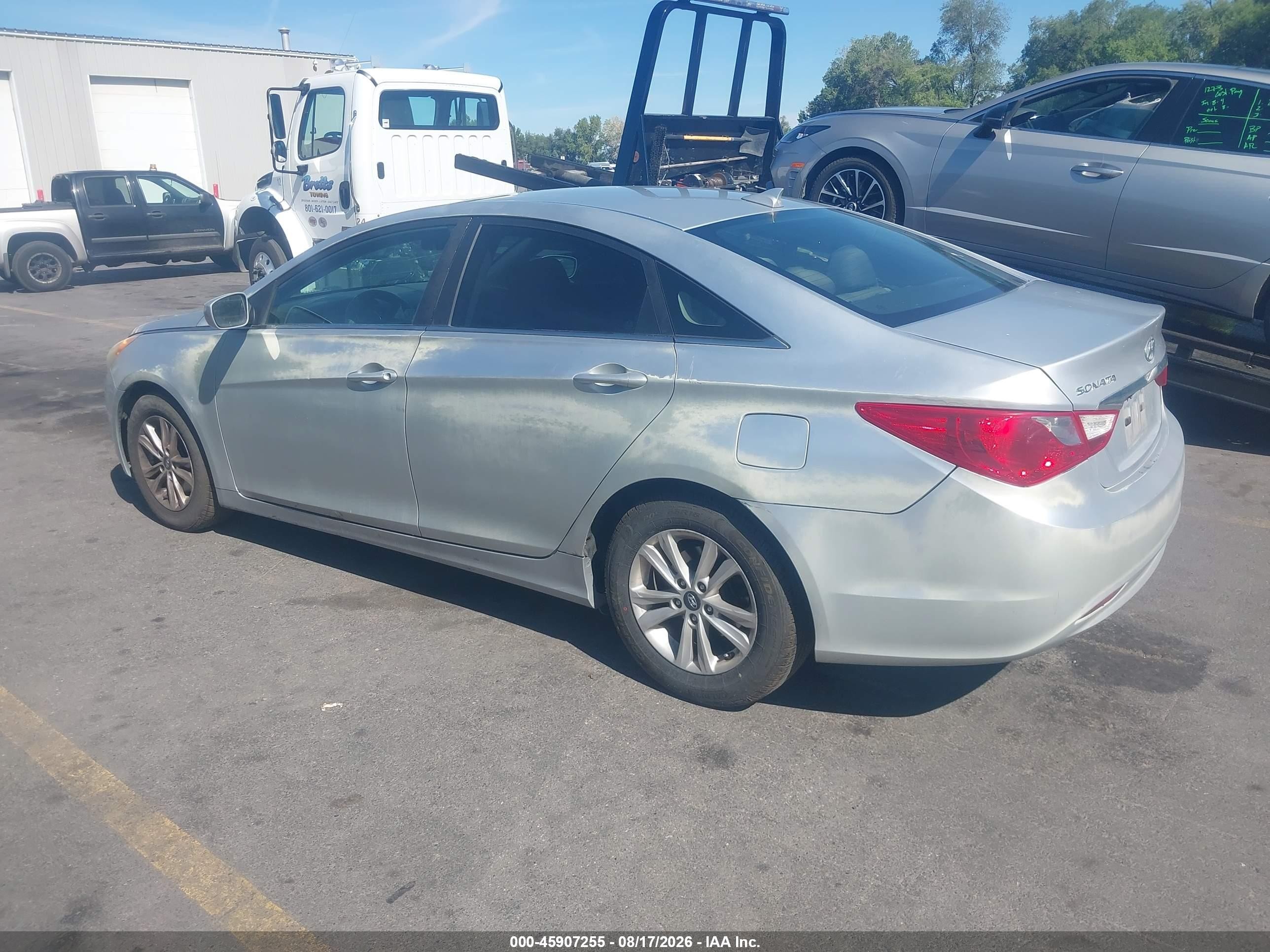 2012 Hyundai Sonata Gls Silver vin: 5NPEB4AC3CH477075