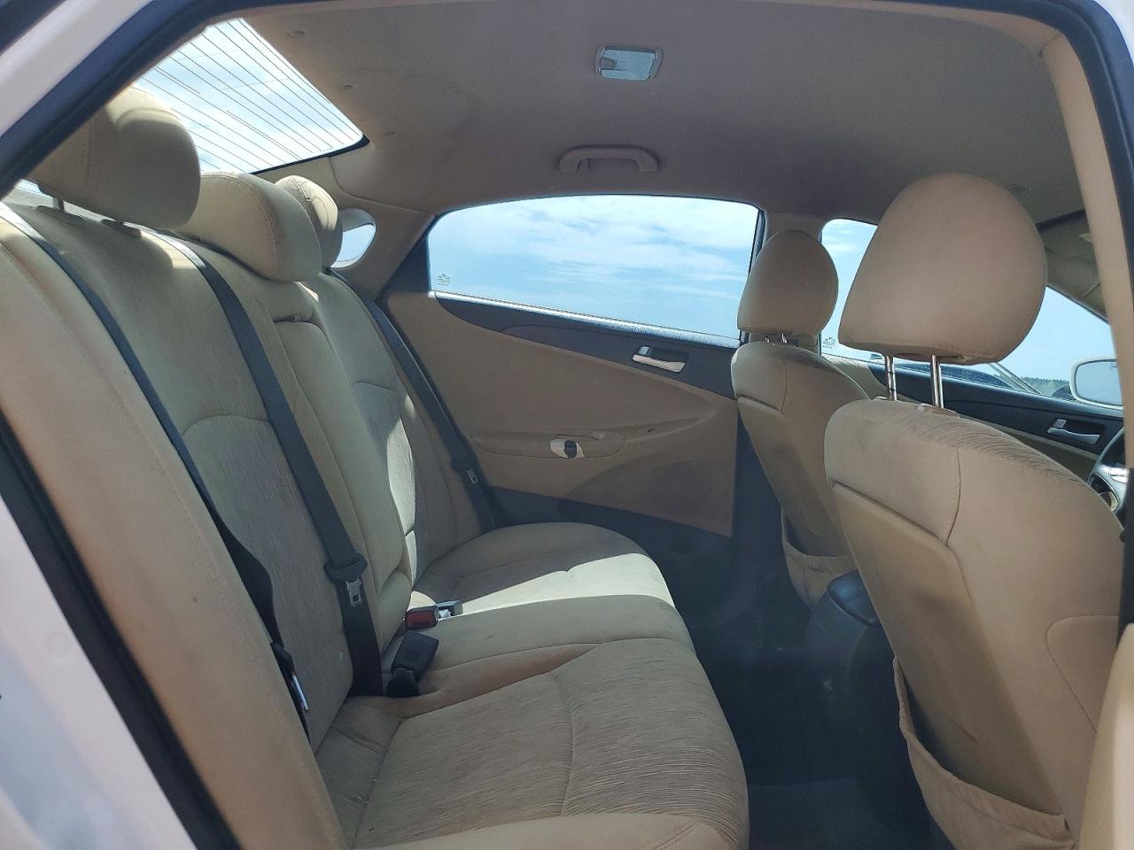 2012 Hyundai Sonata Gls White vin: 5NPEB4AC3CH496175