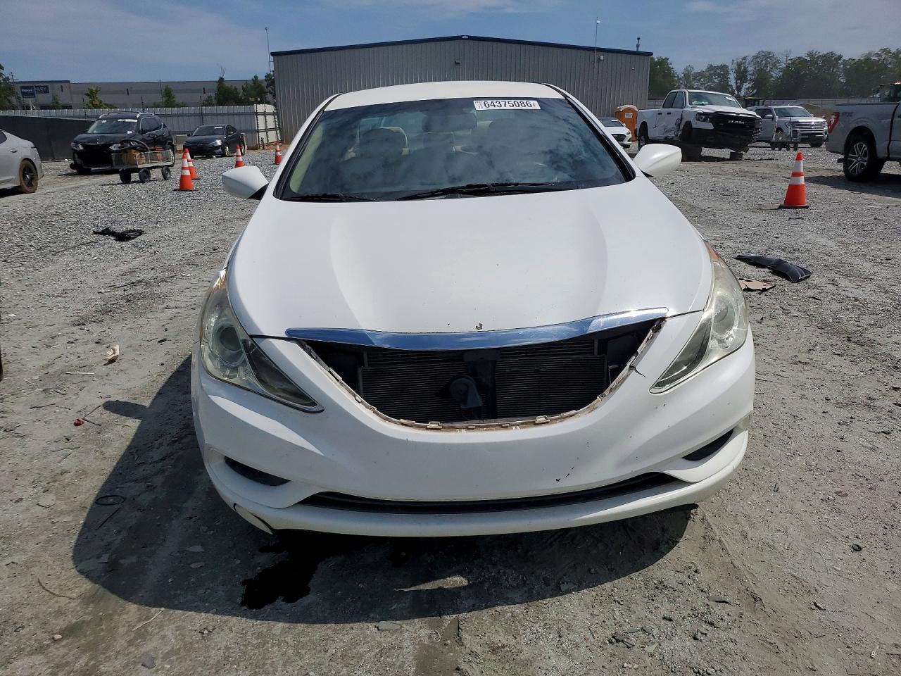2012 Hyundai Sonata Gls White vin: 5NPEB4AC3CH496175