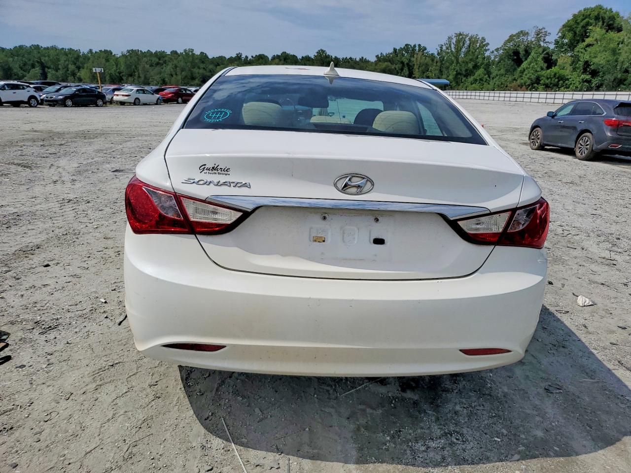2012 Hyundai Sonata Gls White vin: 5NPEB4AC3CH496175