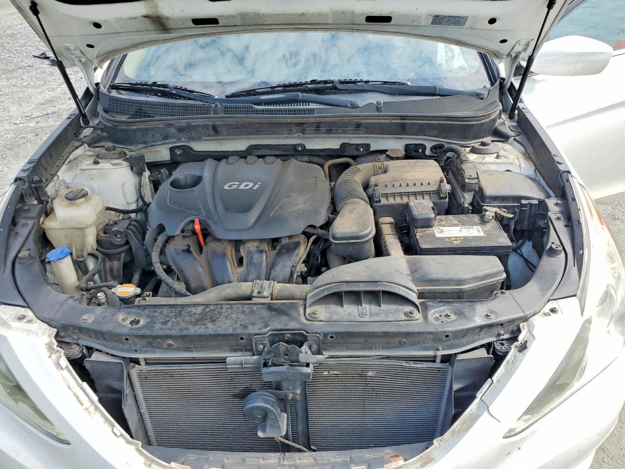 2012 Hyundai Sonata Gls White vin: 5NPEB4AC3CH496175
