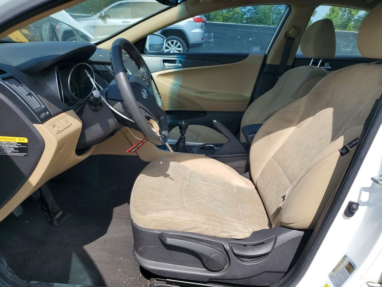 2012 Hyundai Sonata Gls White vin: 5NPEB4AC3CH496175