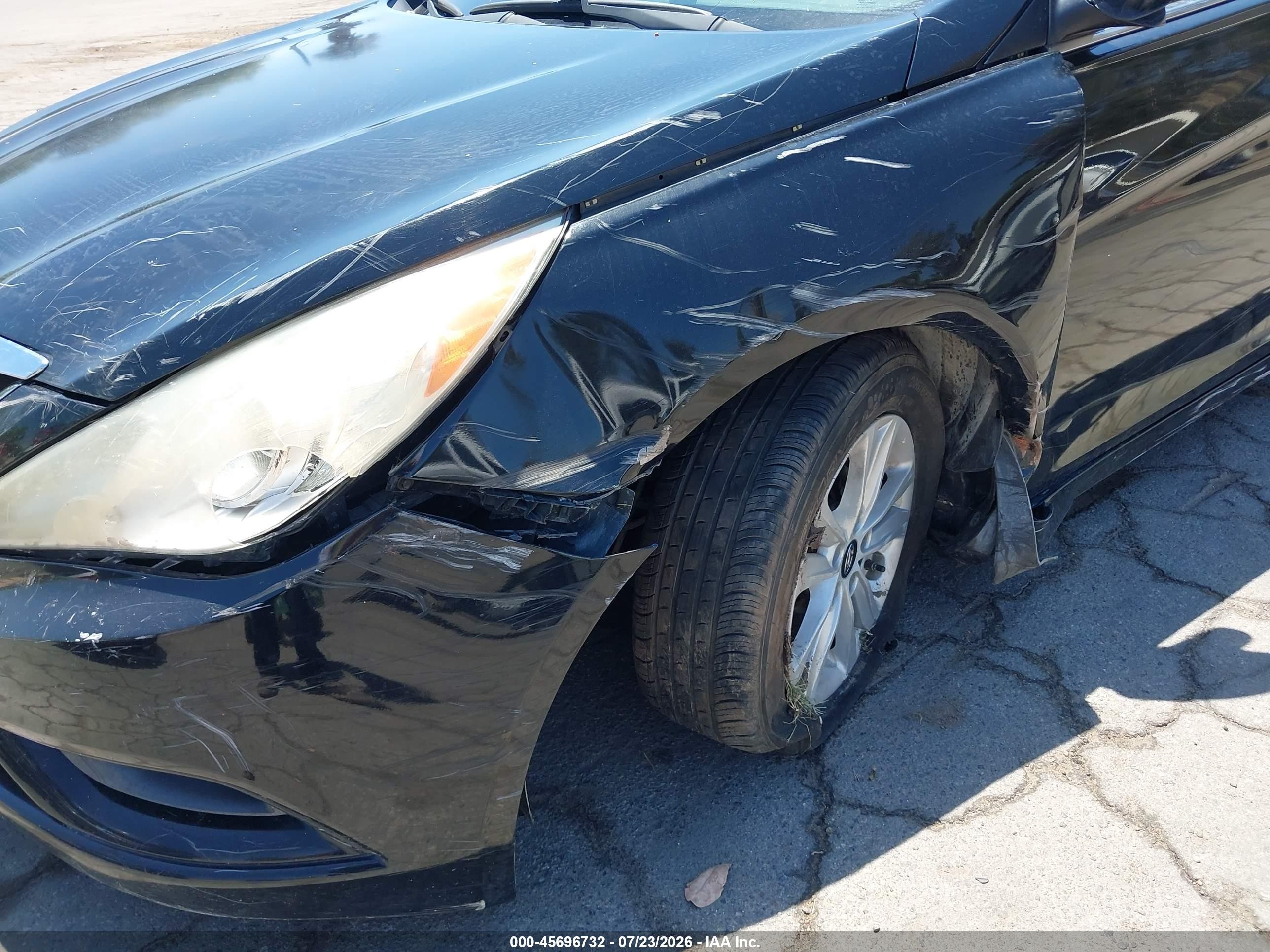 2012 Hyundai Sonata Gls Black vin: 5NPEB4AC3CH496838