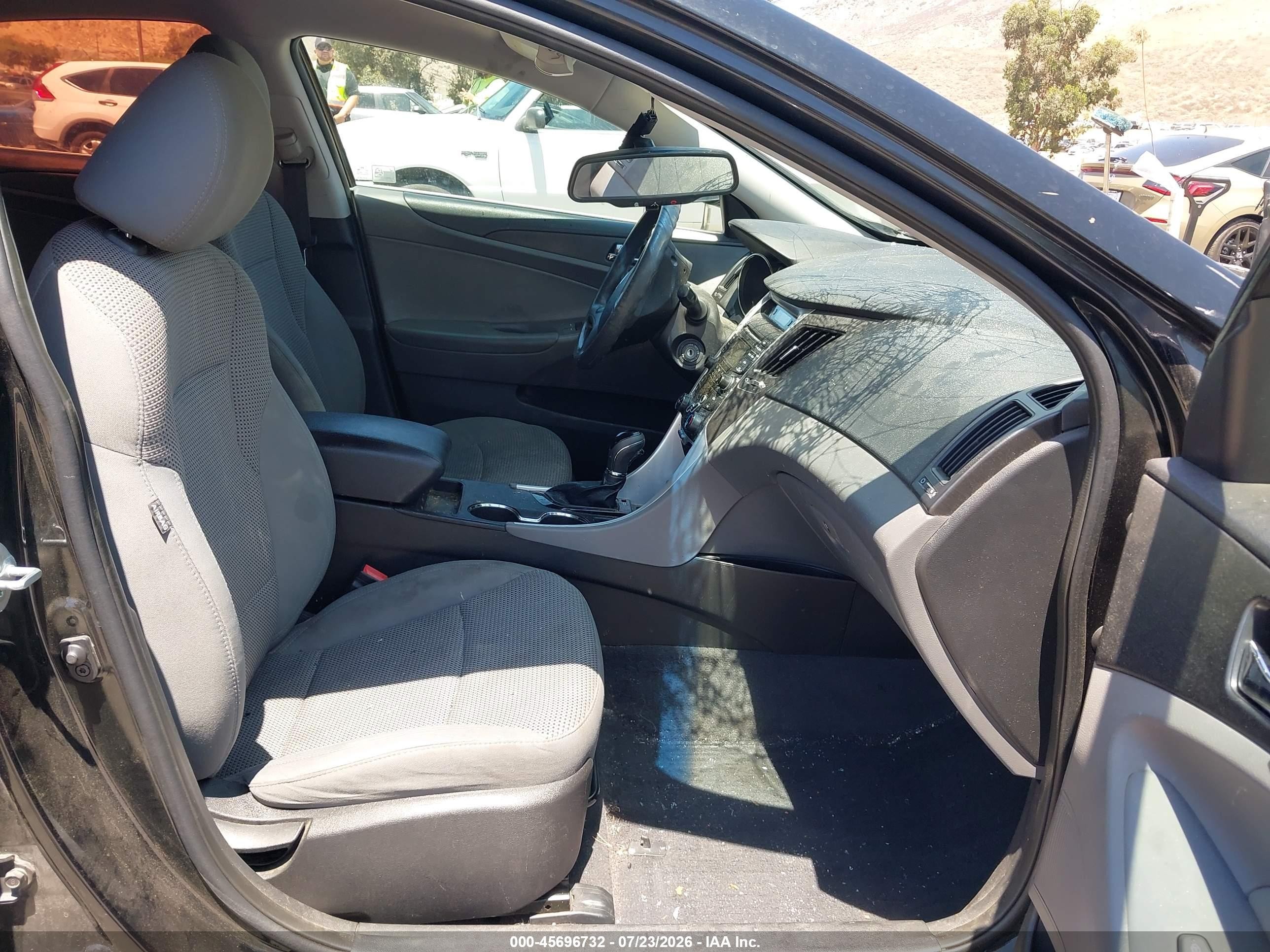 2012 Hyundai Sonata Gls Black vin: 5NPEB4AC3CH496838