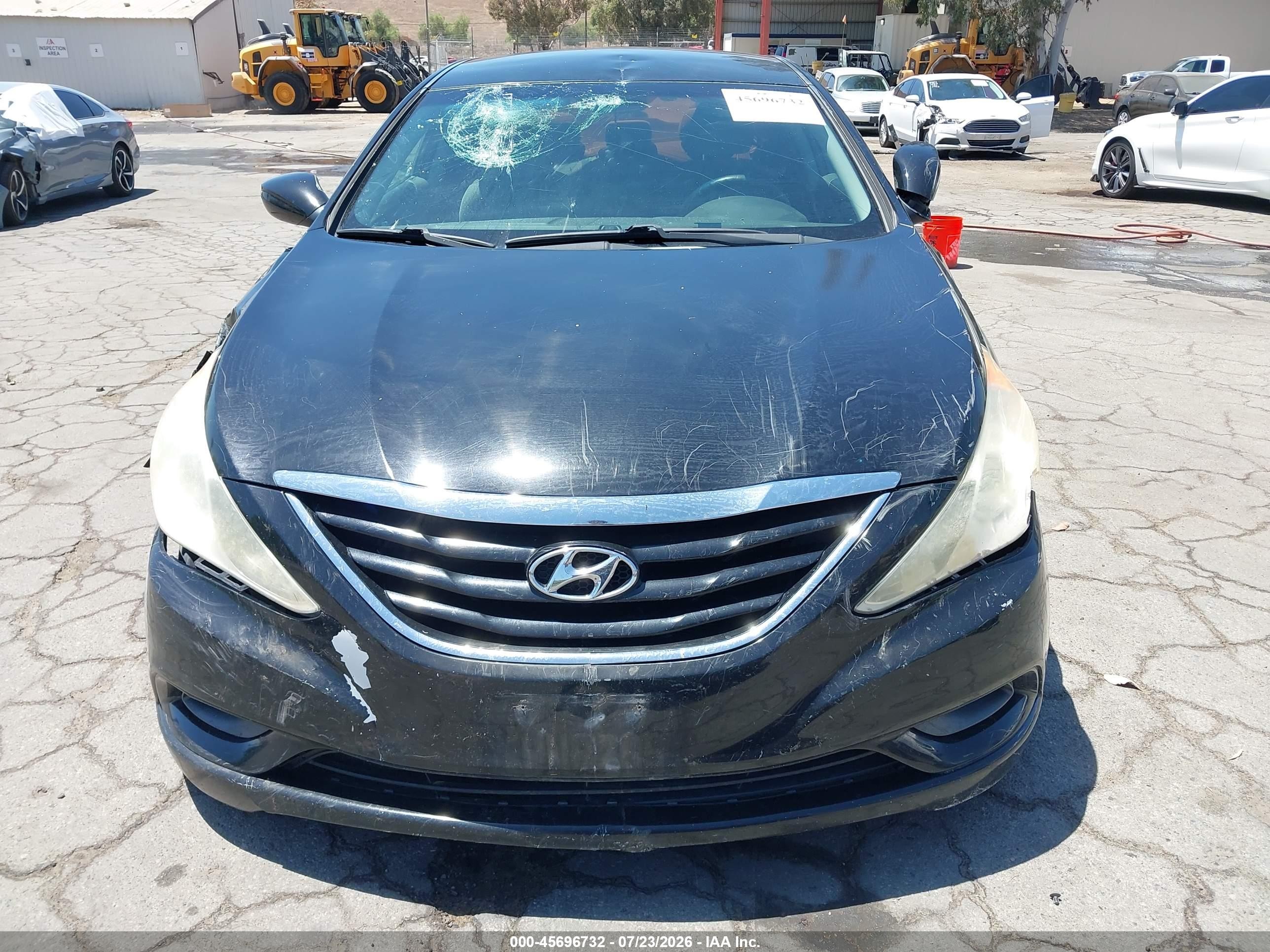 2012 Hyundai Sonata Gls Black vin: 5NPEB4AC3CH496838