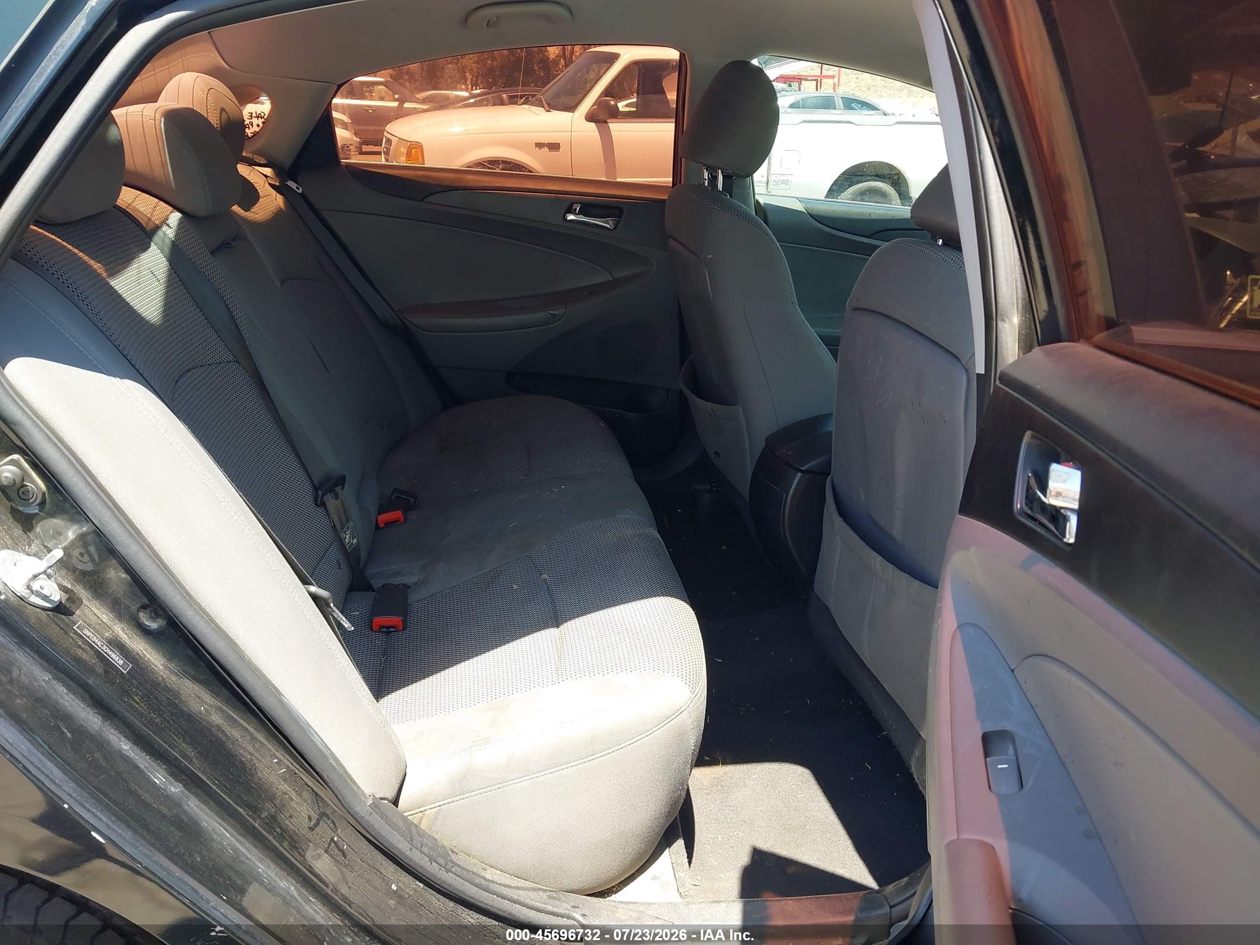 2012 Hyundai Sonata Gls Black vin: 5NPEB4AC3CH496838