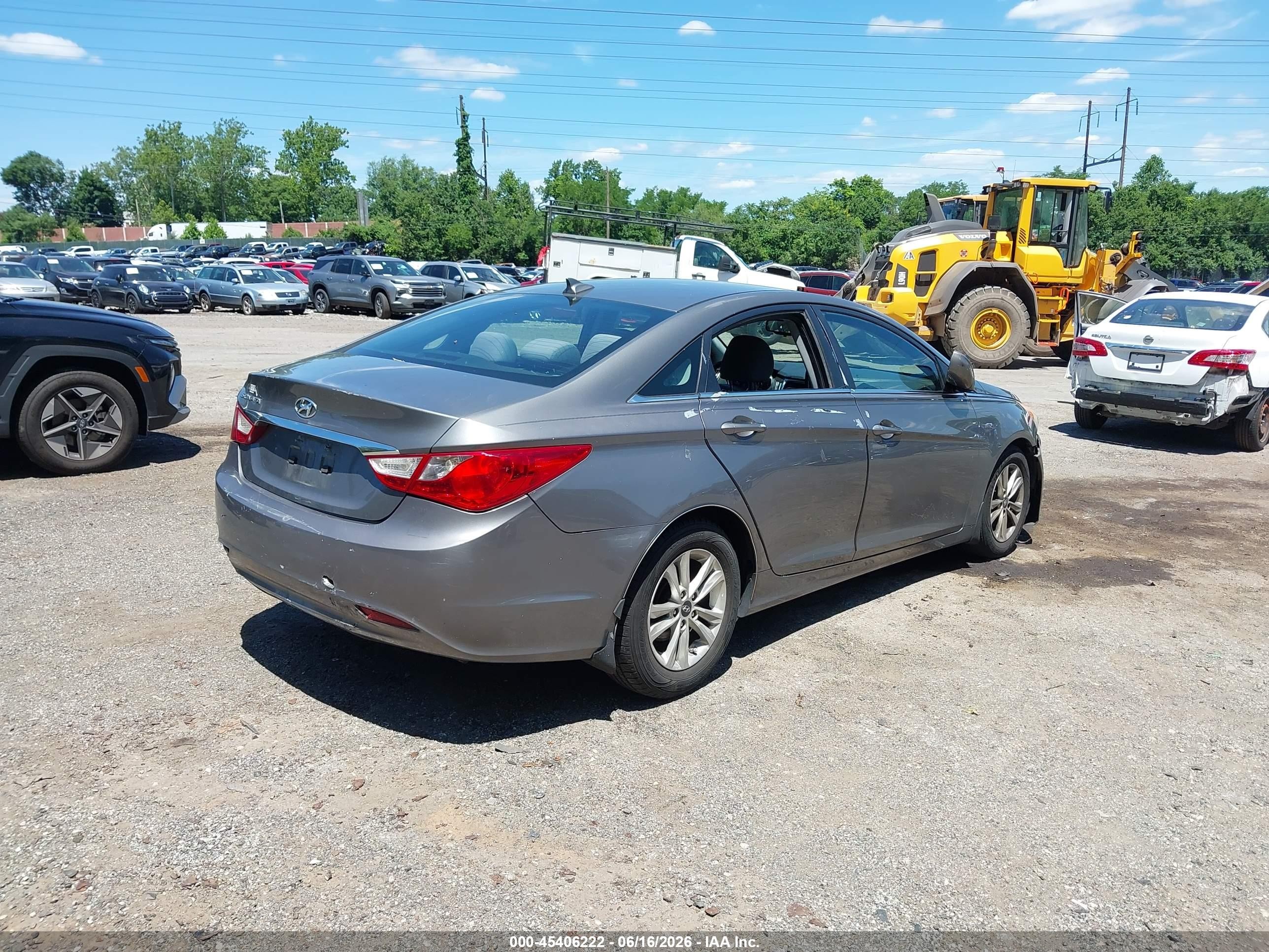 2012 Hyundai Sonata Gls Gray vin: 5NPEB4AC3CH498315