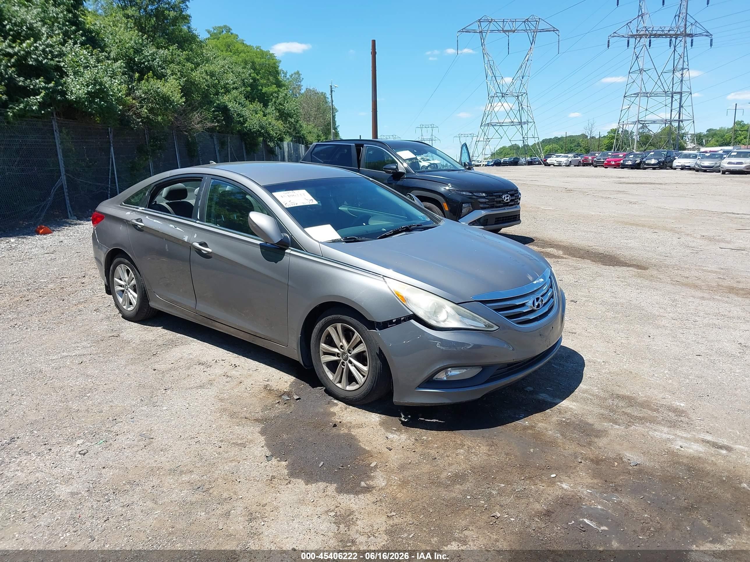 2012 Hyundai Sonata Gls Gray vin: 5NPEB4AC3CH498315