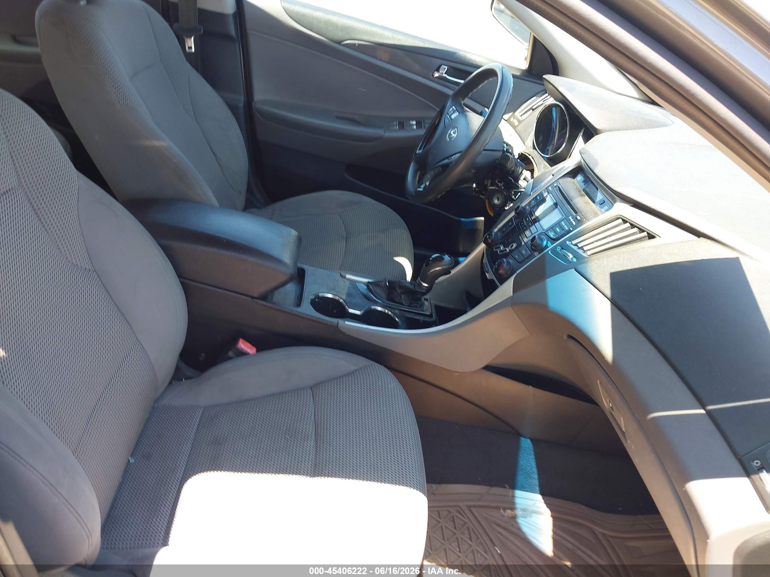2012 Hyundai Sonata Gls Gray vin: 5NPEB4AC3CH498315