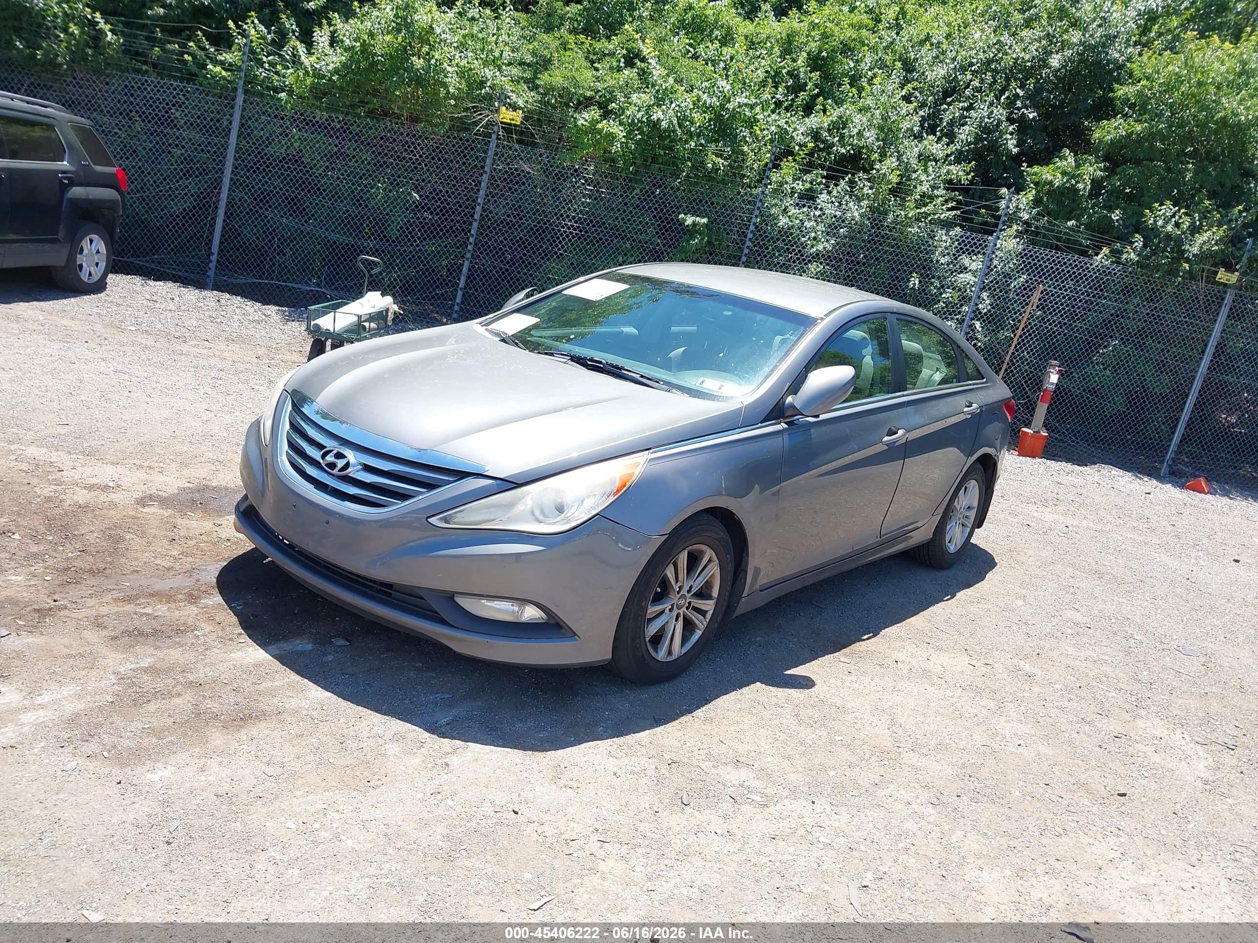 2012 Hyundai Sonata Gls Gray vin: 5NPEB4AC3CH498315
