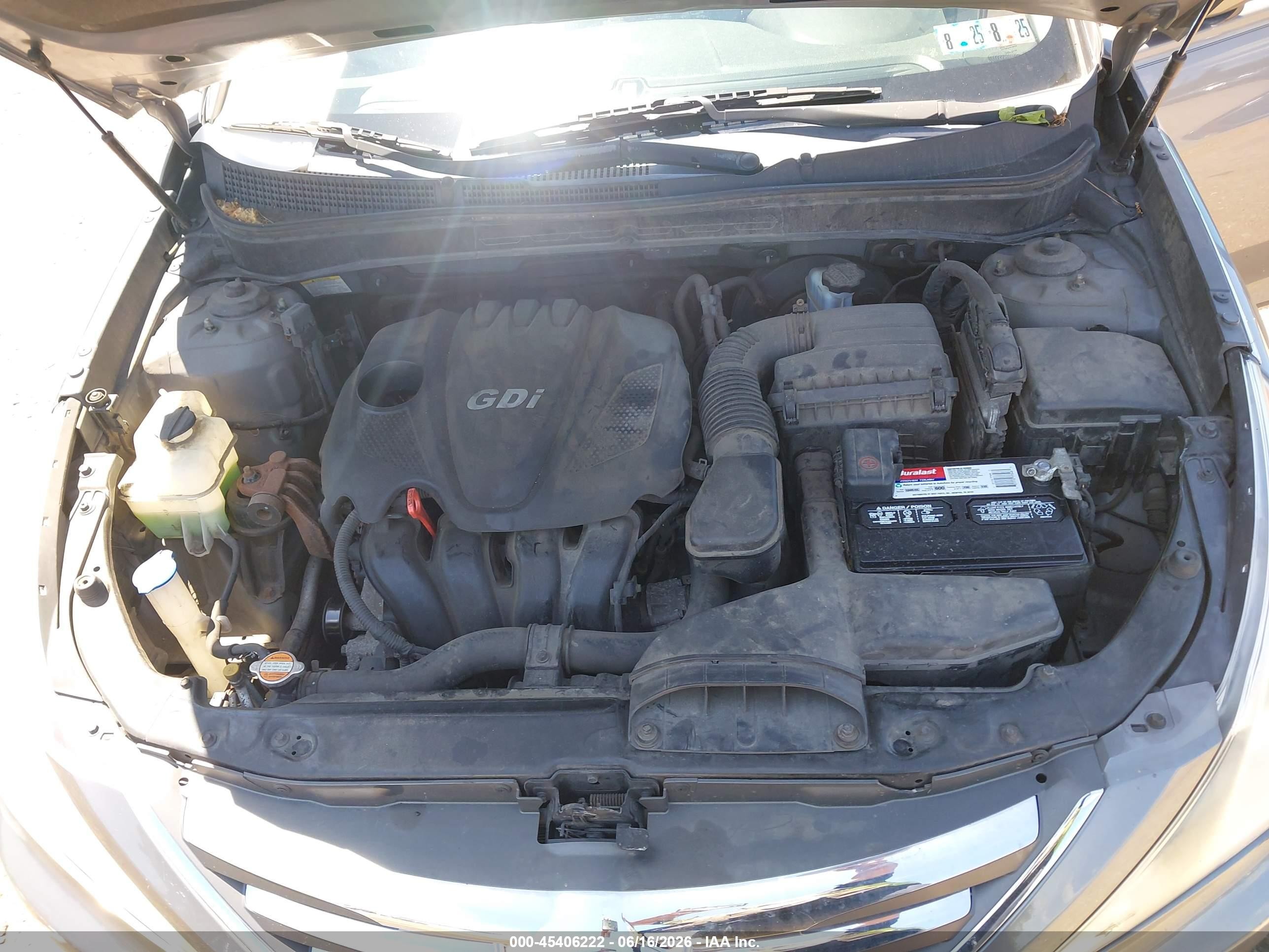 2012 Hyundai Sonata Gls Gray vin: 5NPEB4AC3CH498315