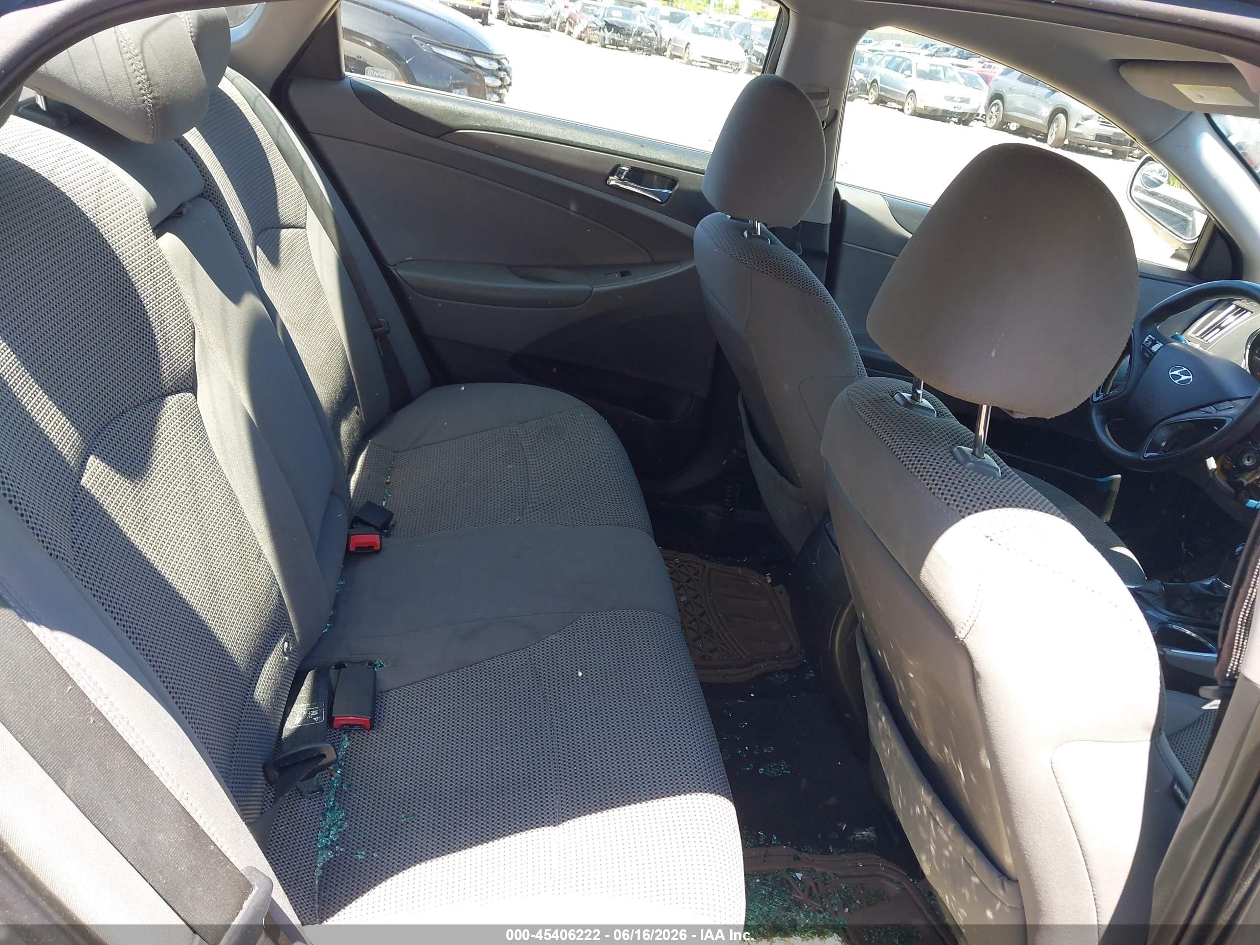 2012 Hyundai Sonata Gls Gray vin: 5NPEB4AC3CH498315