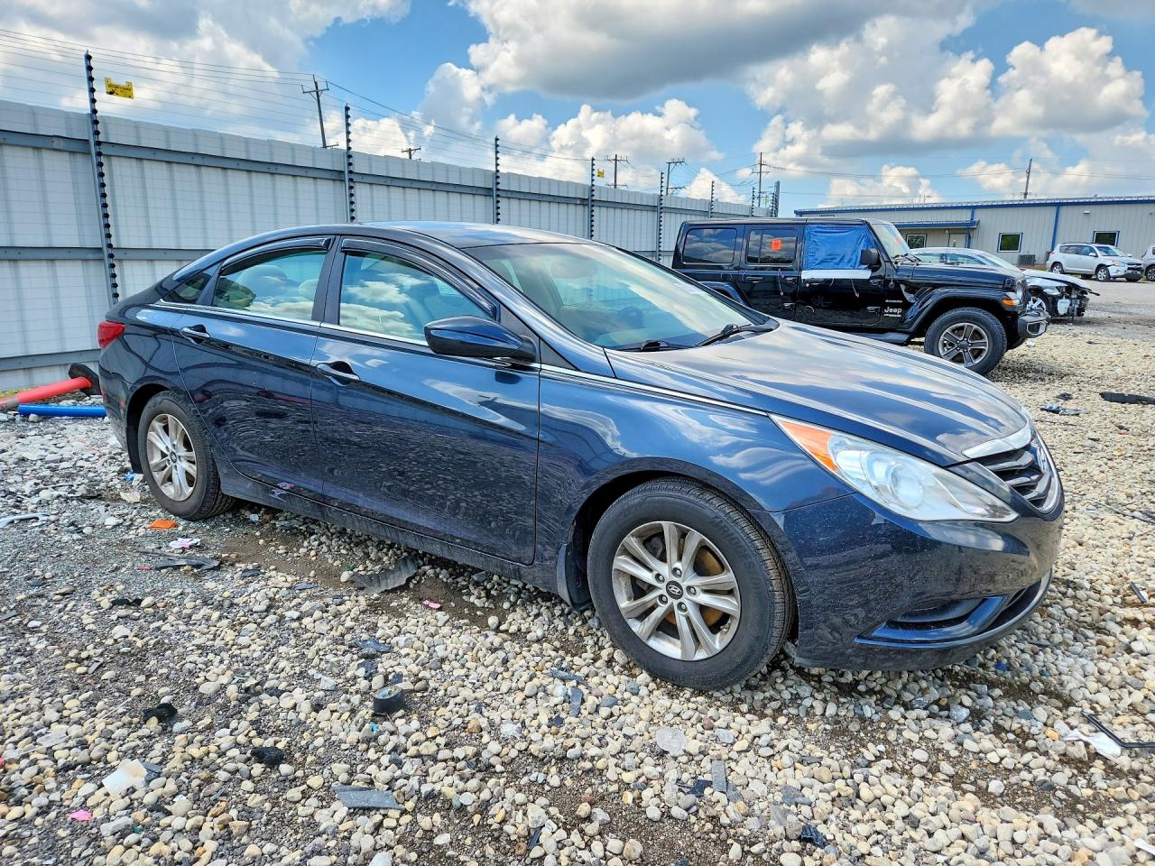 2012 Hyundai Sonata Gls Blue vin: 5NPEB4AC3CH501519
