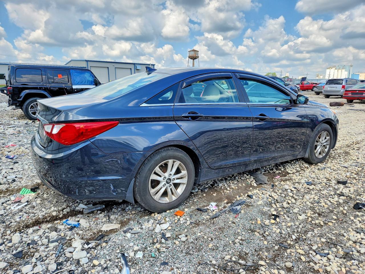 2012 Hyundai Sonata Gls Blue vin: 5NPEB4AC3CH501519