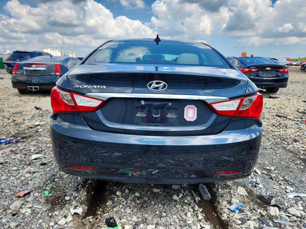 2012 Hyundai Sonata Gls Blue vin: 5NPEB4AC3CH501519