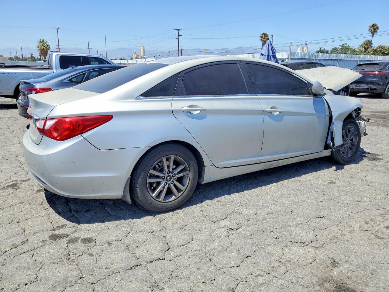 2013 Hyundai Sonata Gls Silver vin: 5NPEB4AC3DH518645