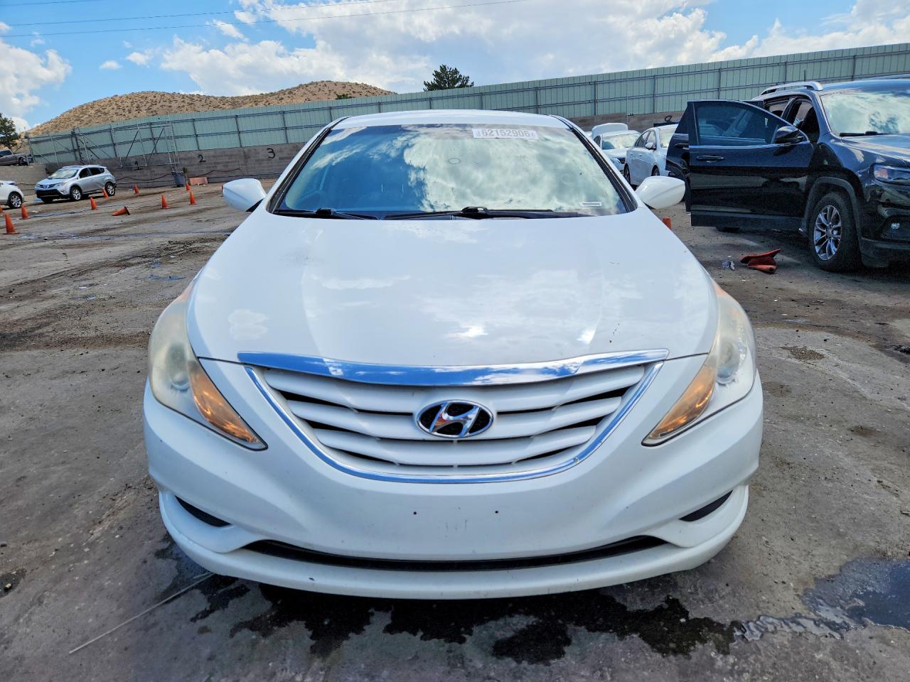 2013 Hyundai Sonata Gls White vin: 5NPEB4AC3DH518807