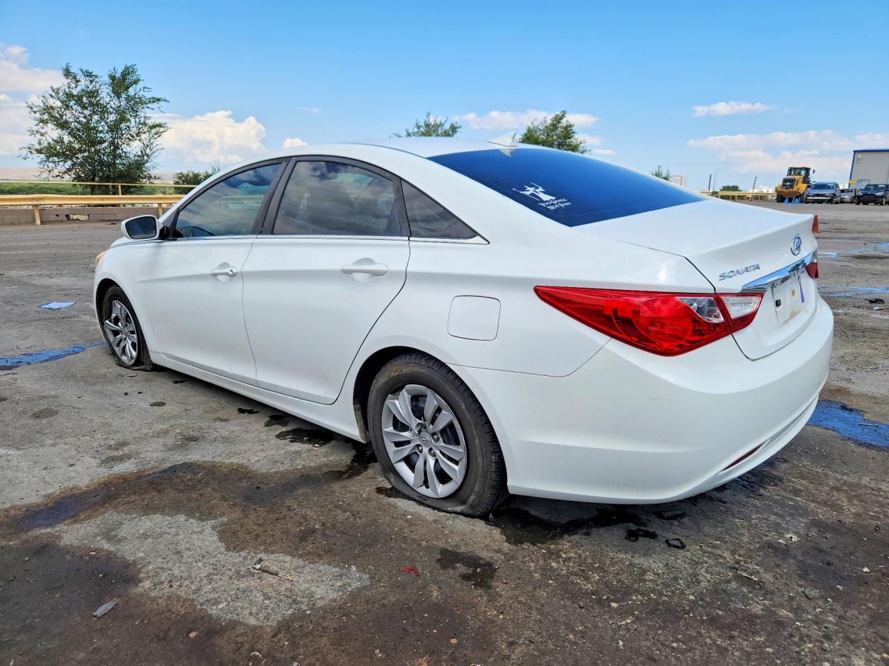 2013 Hyundai Sonata Gls White vin: 5NPEB4AC3DH518807