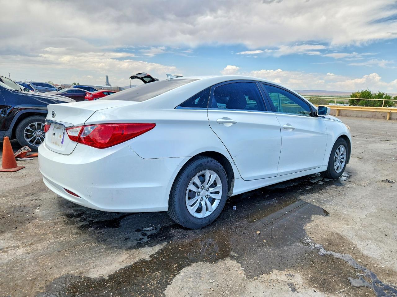 2013 Hyundai Sonata Gls White vin: 5NPEB4AC3DH518807
