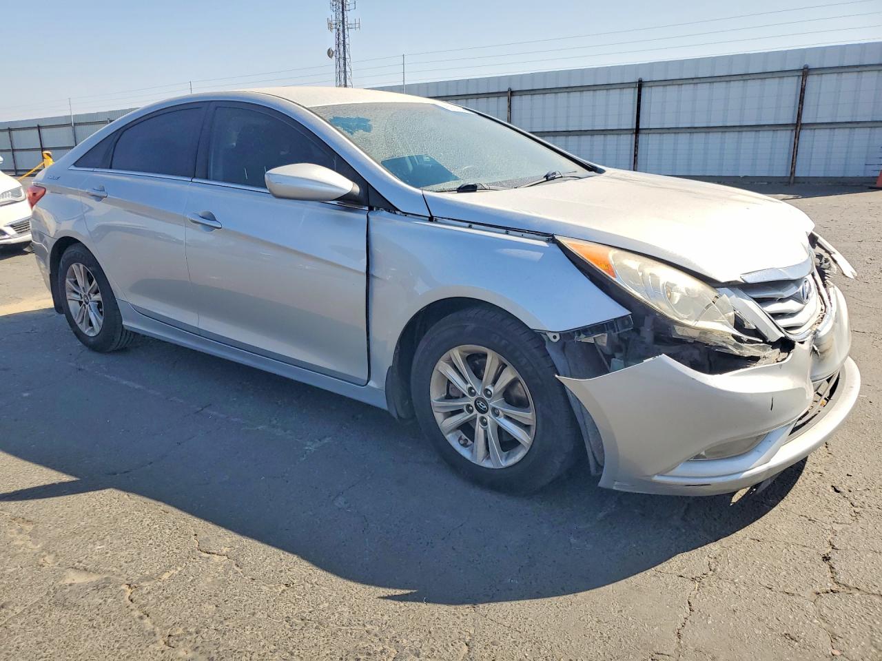2013 Hyundai Sonata Gls Silver vin: 5NPEB4AC3DH522372