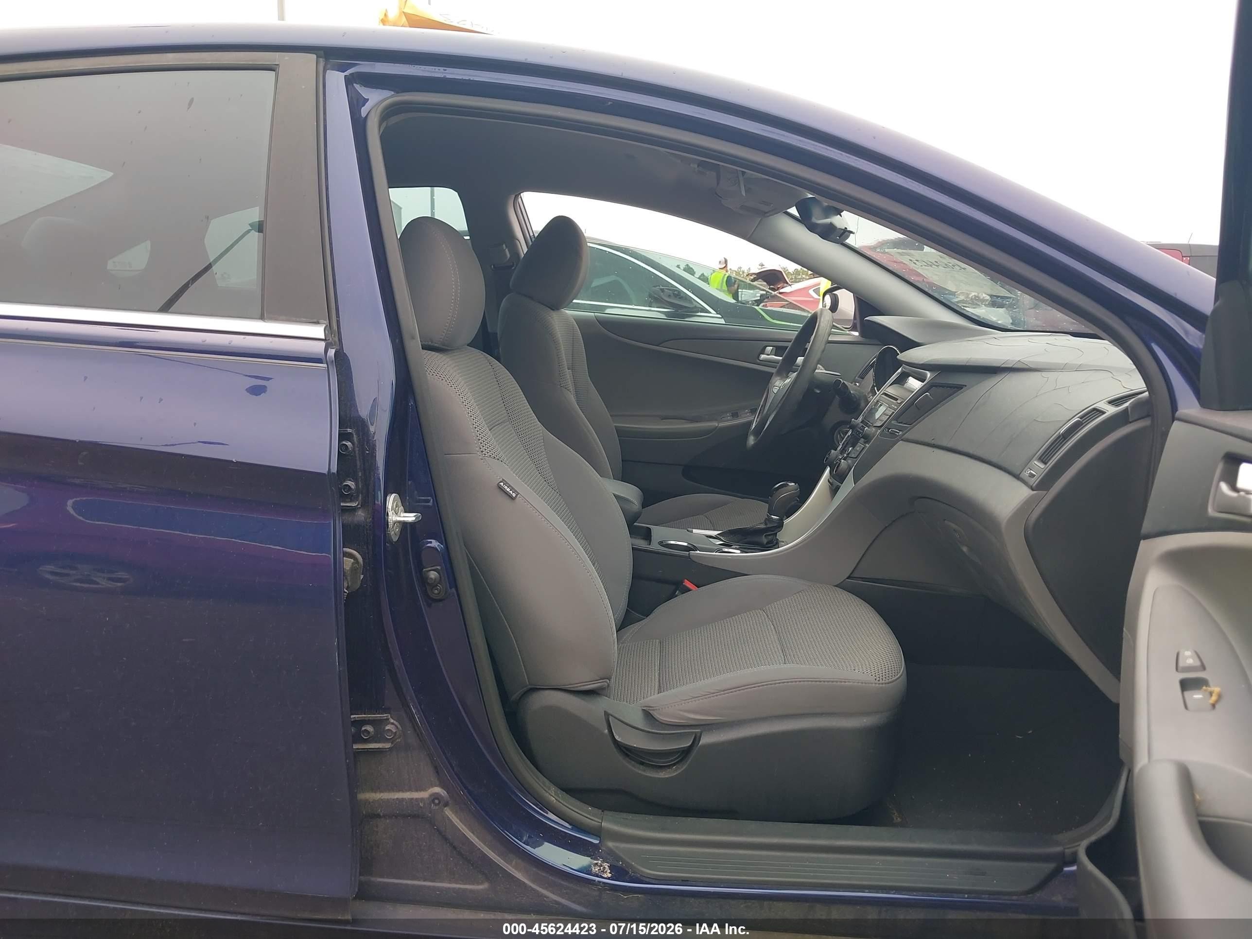 2013 Hyundai Sonata Gls Blue vin: 5NPEB4AC3DH544985