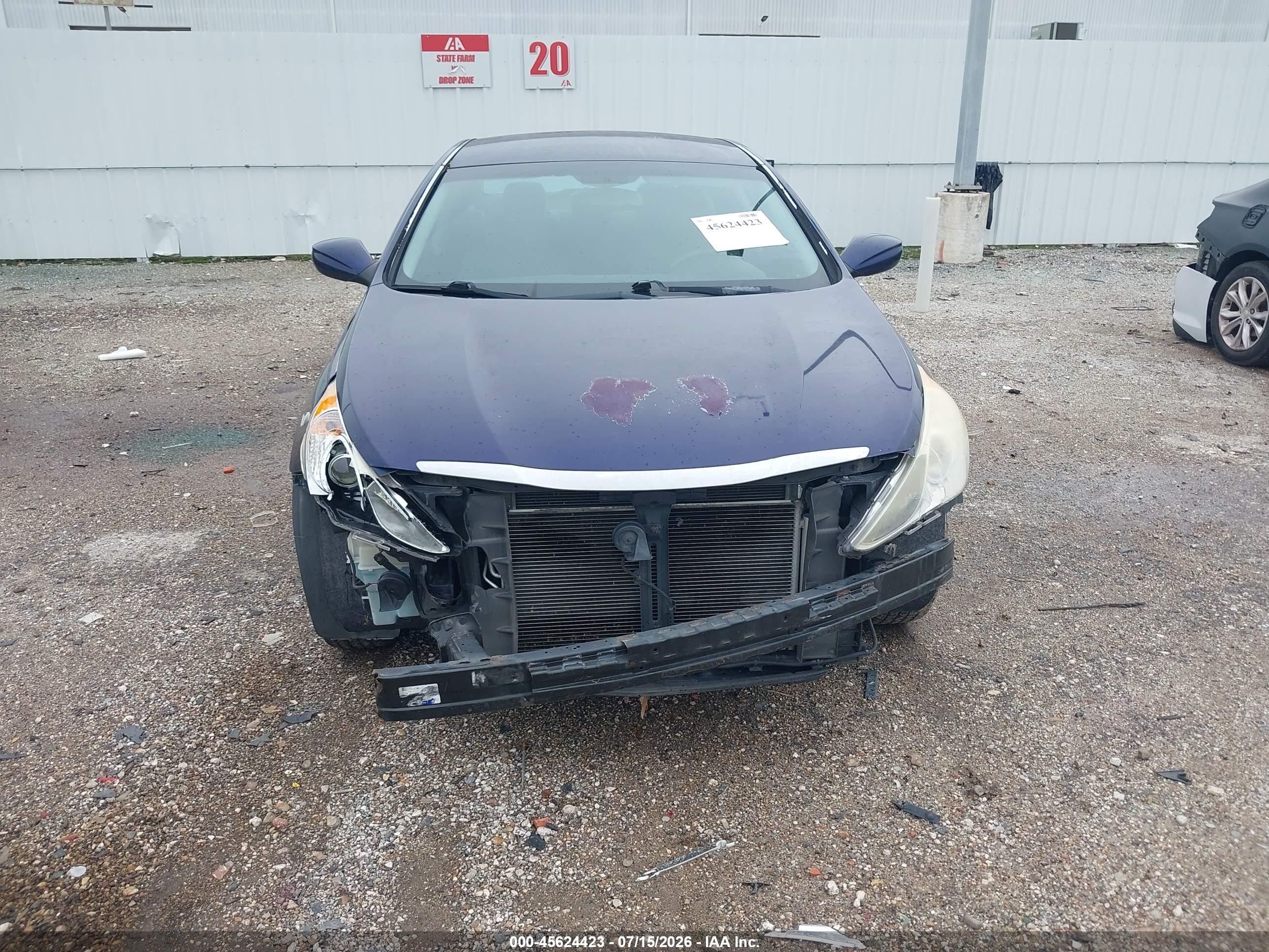 2013 Hyundai Sonata Gls Blue vin: 5NPEB4AC3DH544985