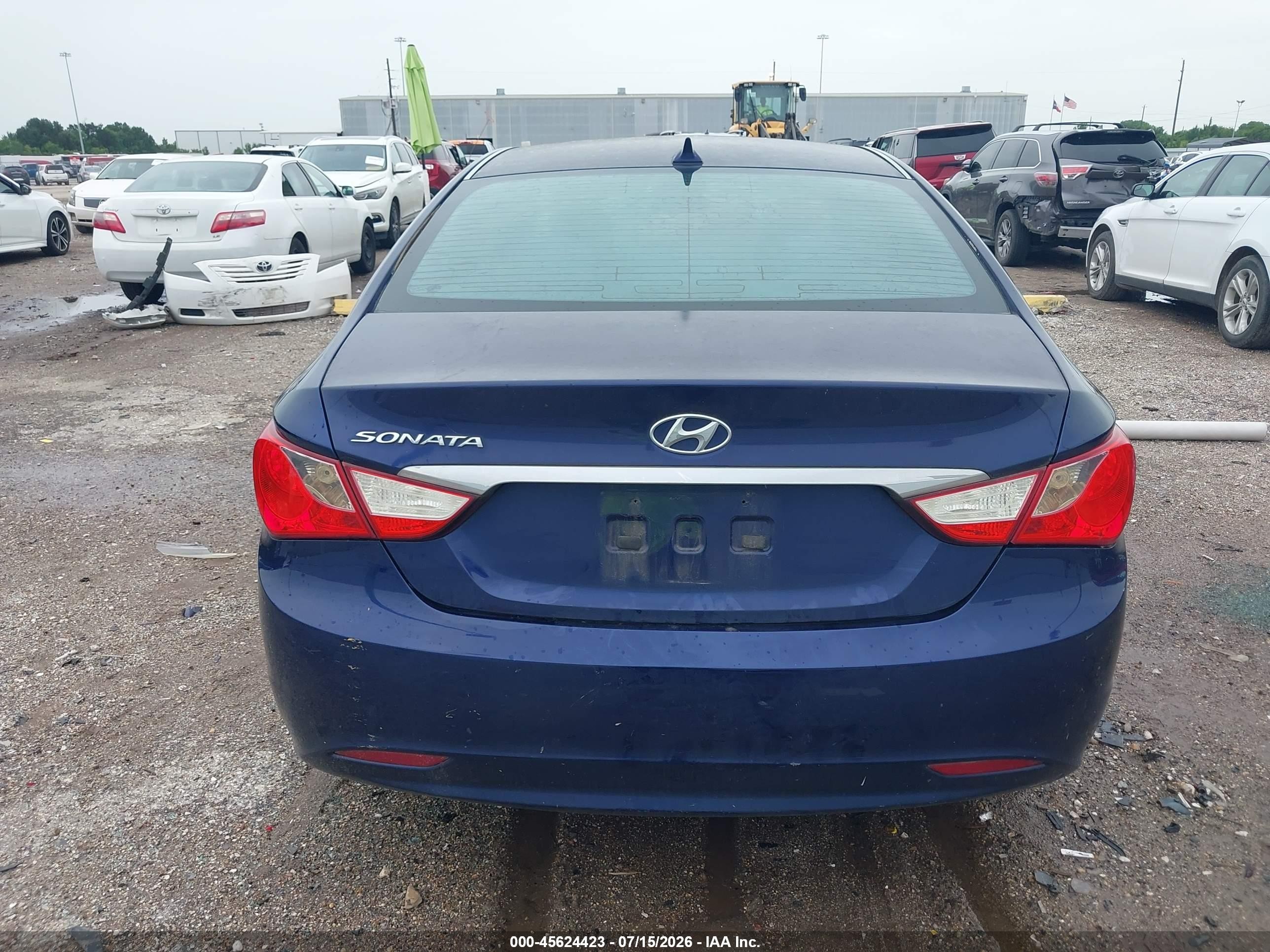 2013 Hyundai Sonata Gls Blue vin: 5NPEB4AC3DH544985