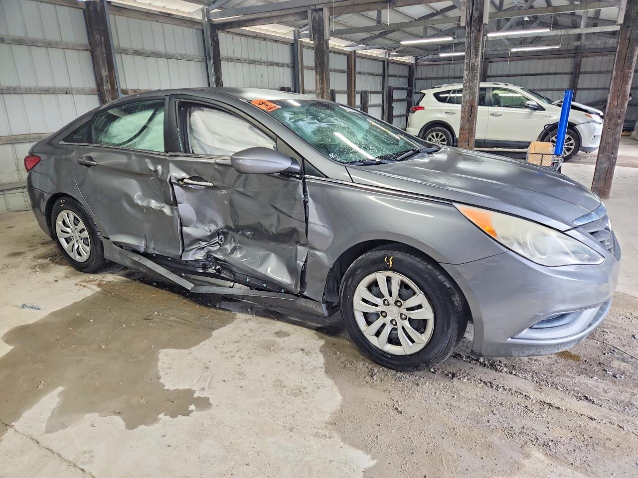 2013 Hyundai Sonata Gls Серый vin: 5NPEB4AC3DH546722