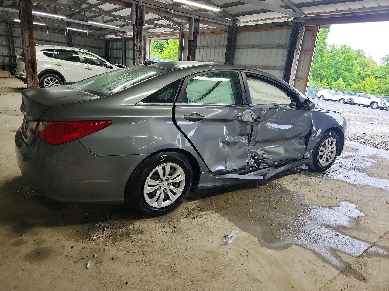 2013 Hyundai Sonata Gls Серый vin: 5NPEB4AC3DH546722