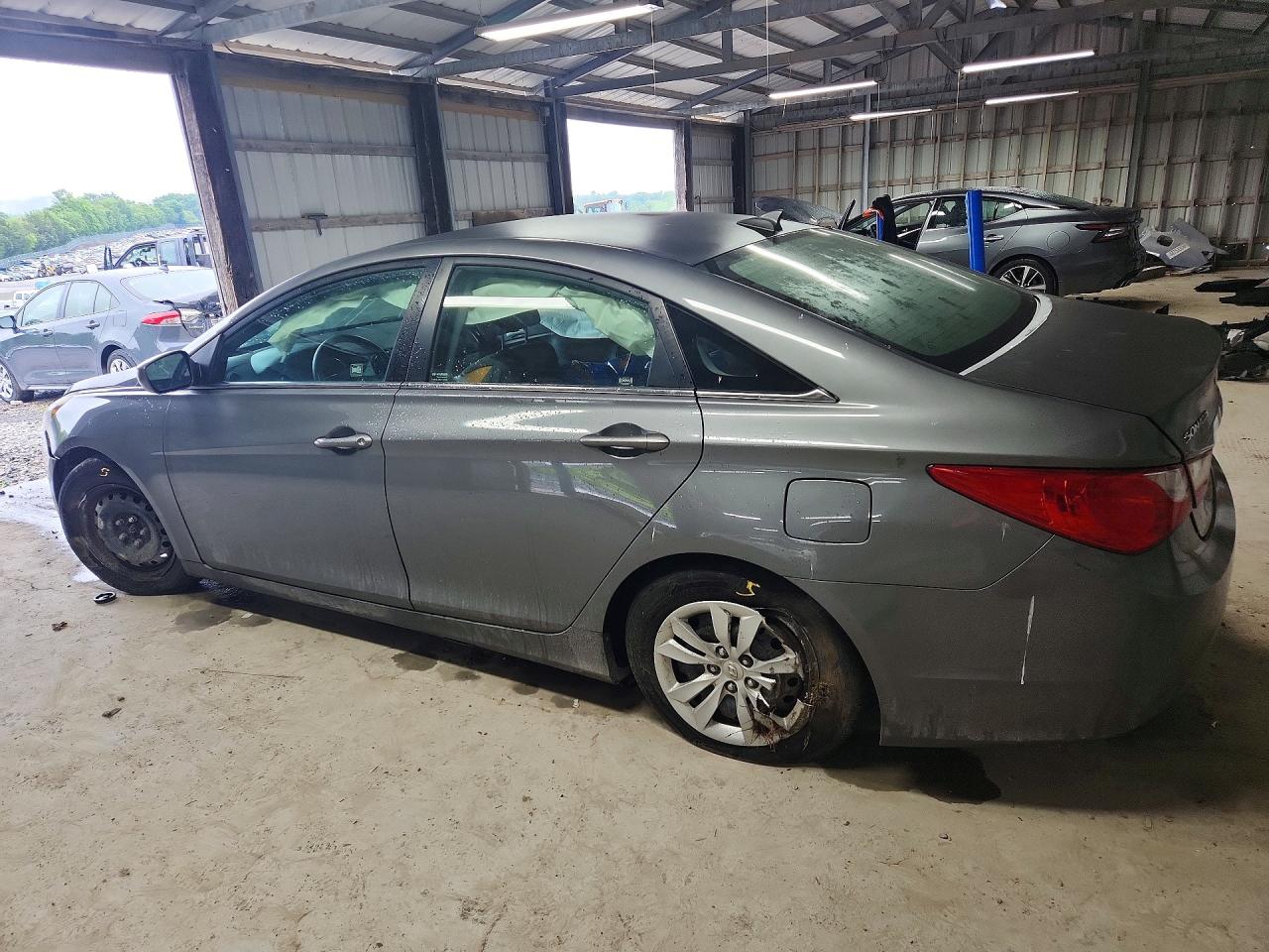 2013 Hyundai Sonata Gls Серый vin: 5NPEB4AC3DH546722