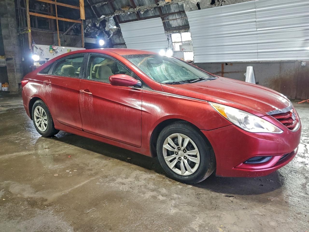2013 Hyundai Sonata Gls Maroon vin: 5NPEB4AC3DH551161