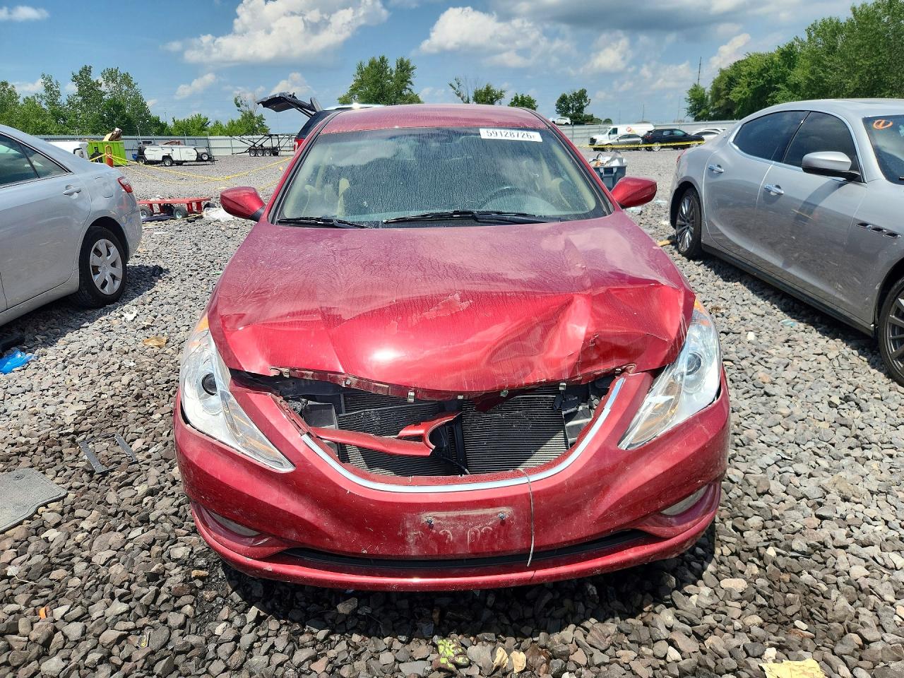 2013 Hyundai Sonata Gls Burgundy vin: 5NPEB4AC3DH554481