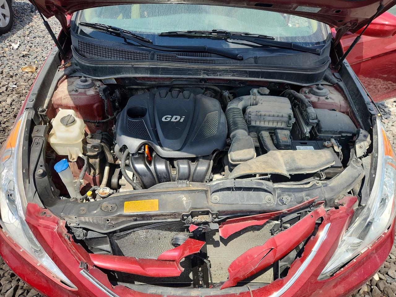 2013 Hyundai Sonata Gls Burgundy vin: 5NPEB4AC3DH554481