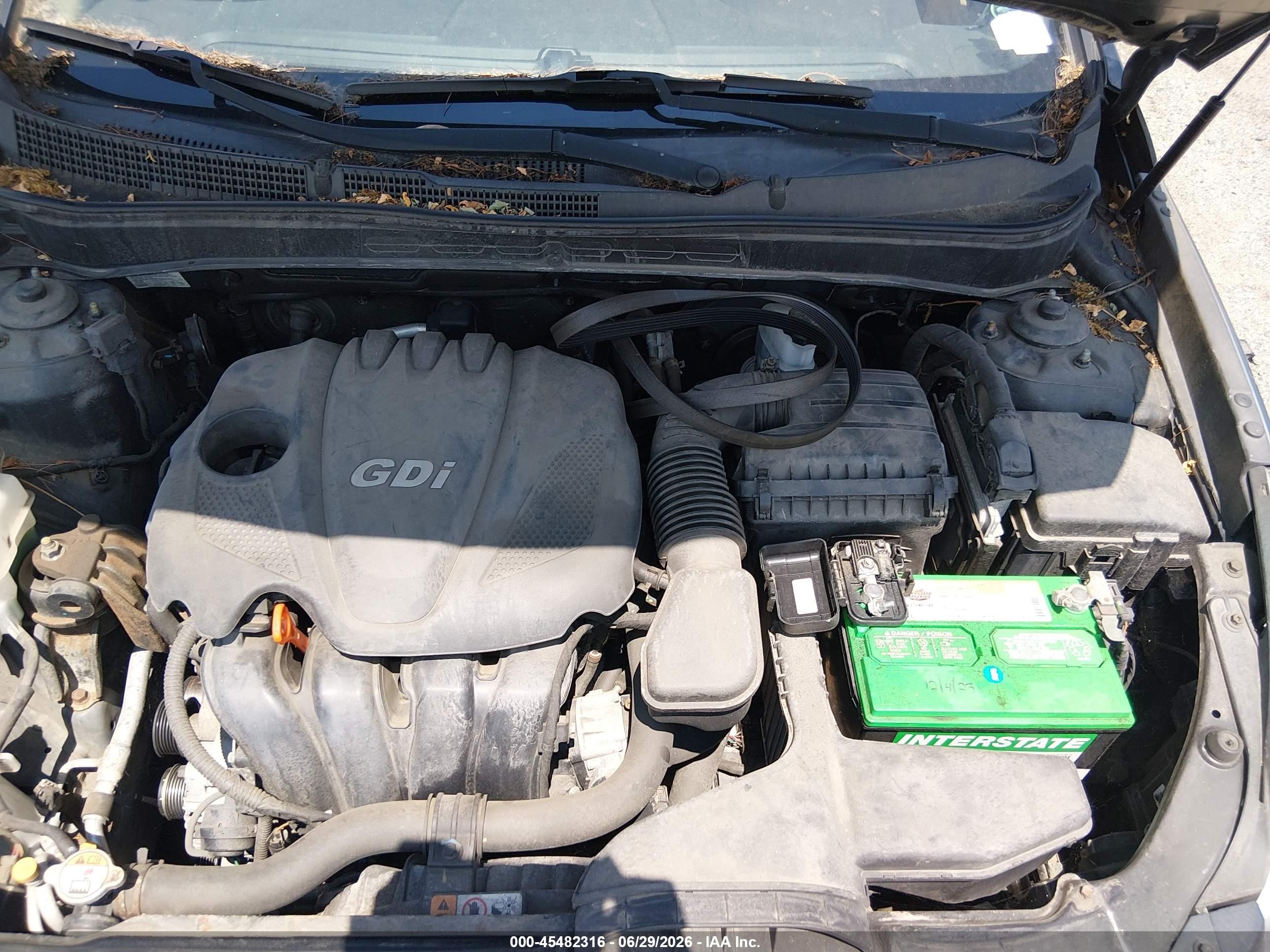 2013 Hyundai Sonata Gls Blue vin: 5NPEB4AC3DH555680